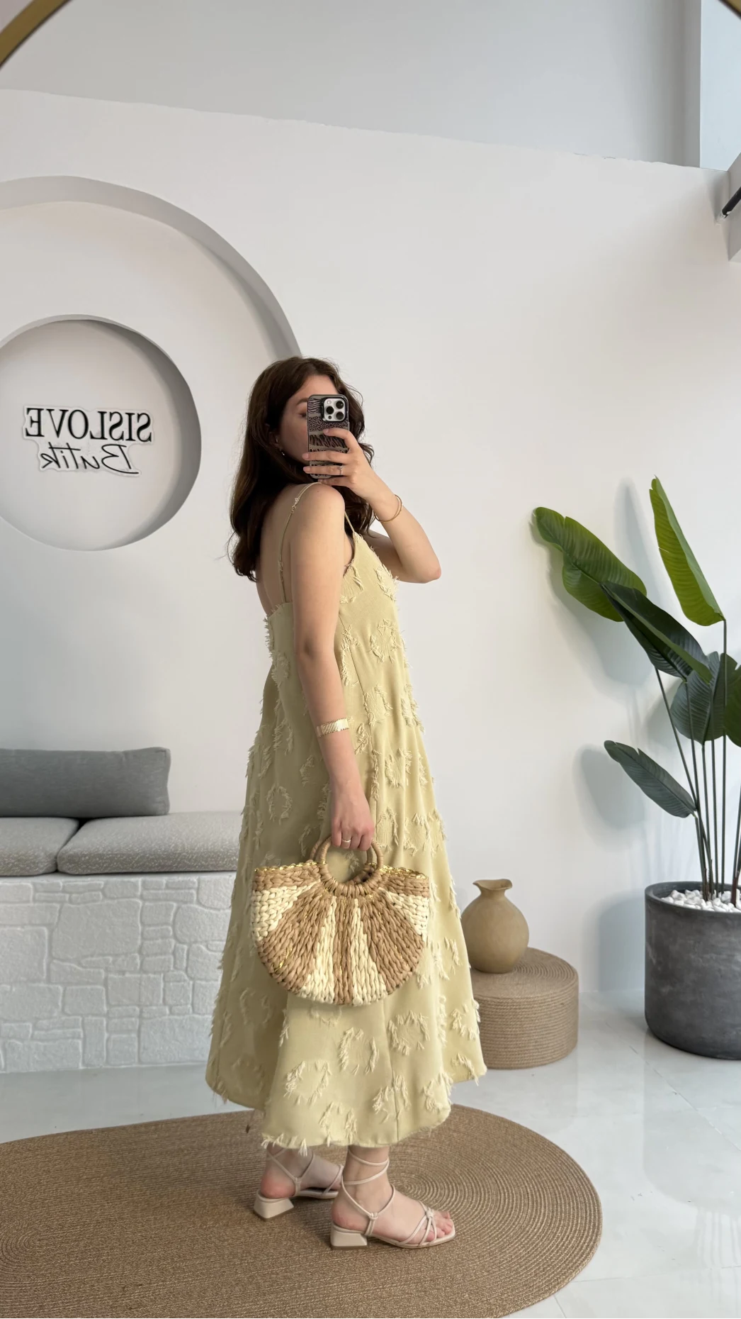 ELBİSE Püskül Elbise - Haki - 3060