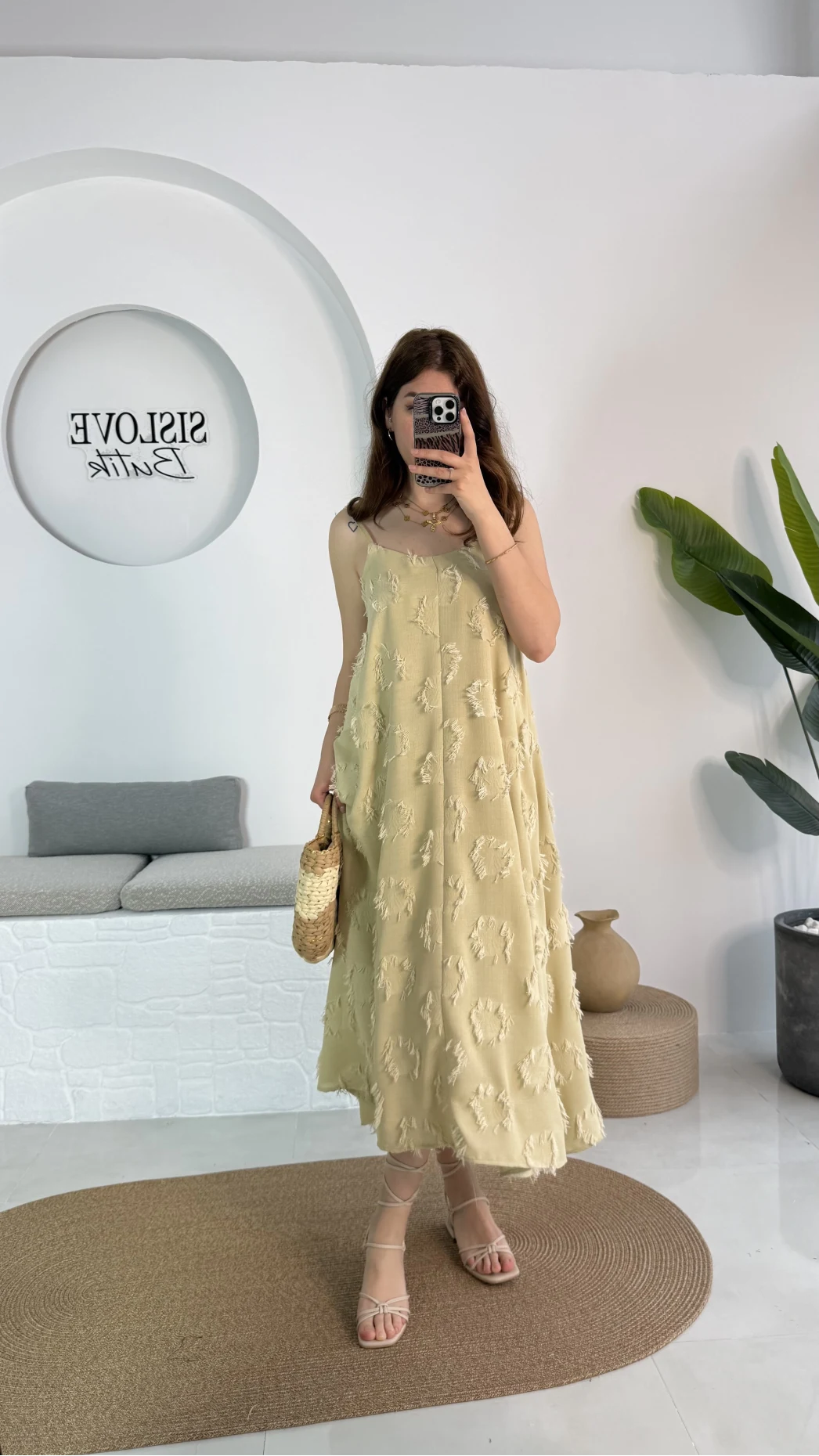 ELBİSE Püskül Elbise - Haki - 3060