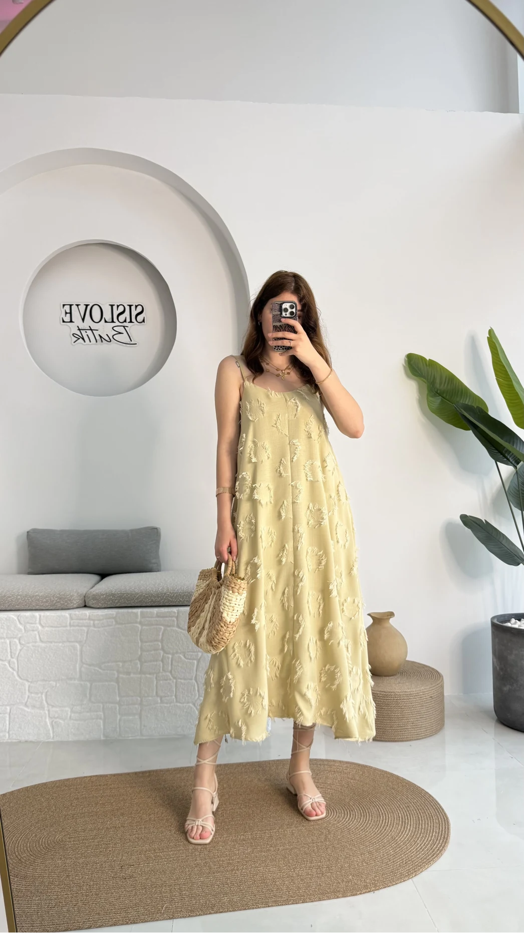 ELBİSE Püskül Elbise - Haki - 3060