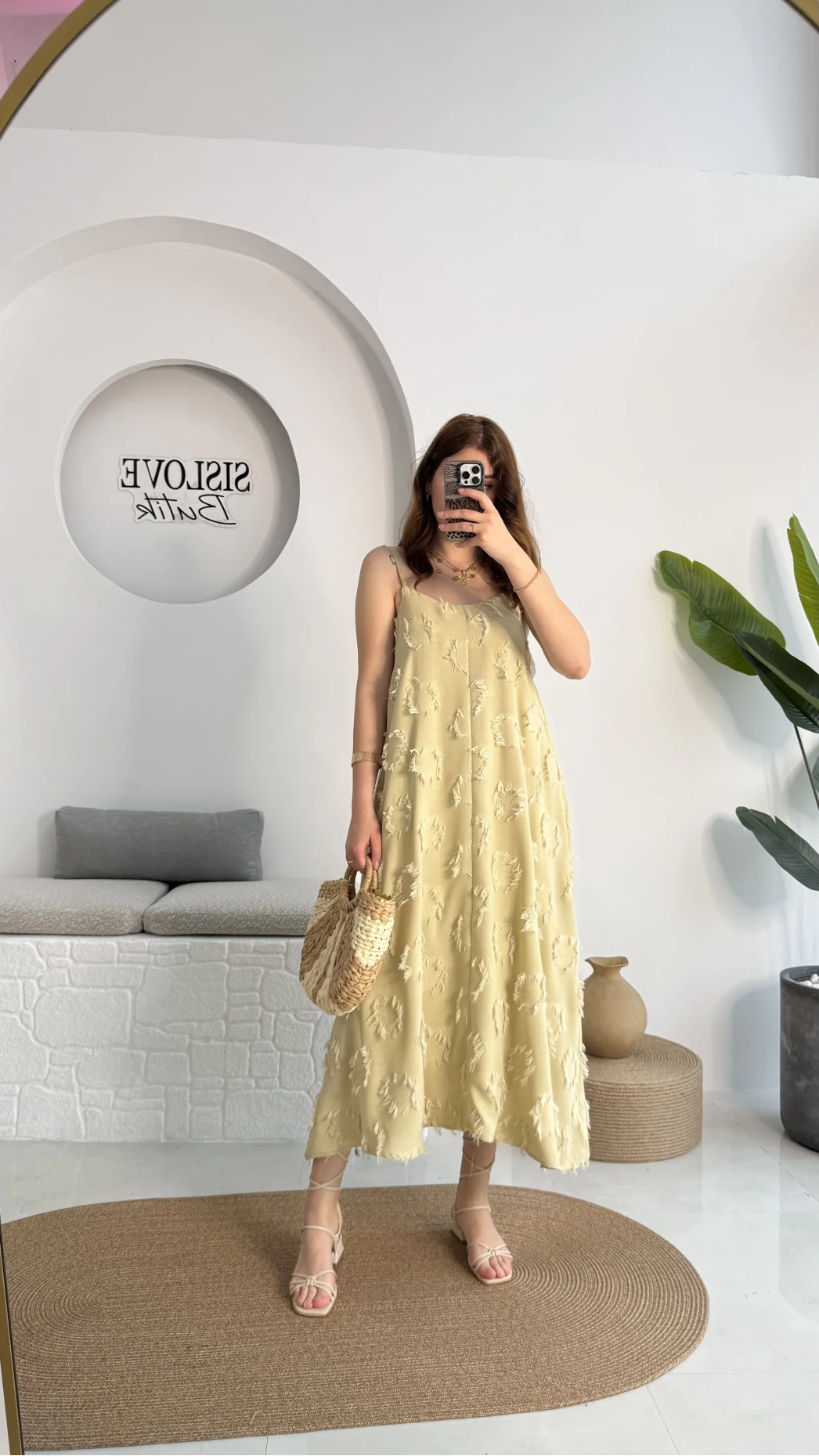 ELBİSE Püskül Elbise - Haki - 3060