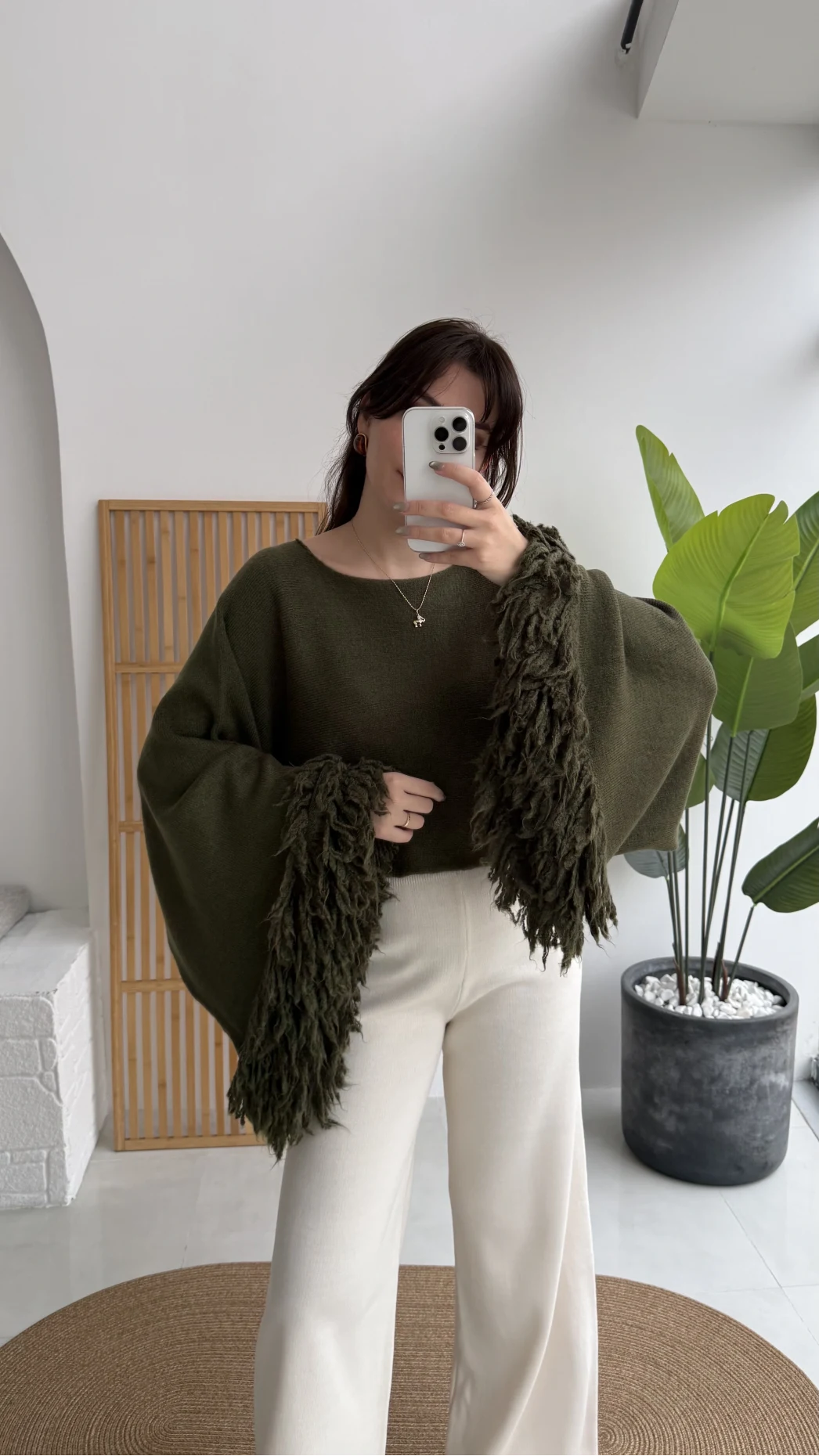 Püsküllü Panço - Haki