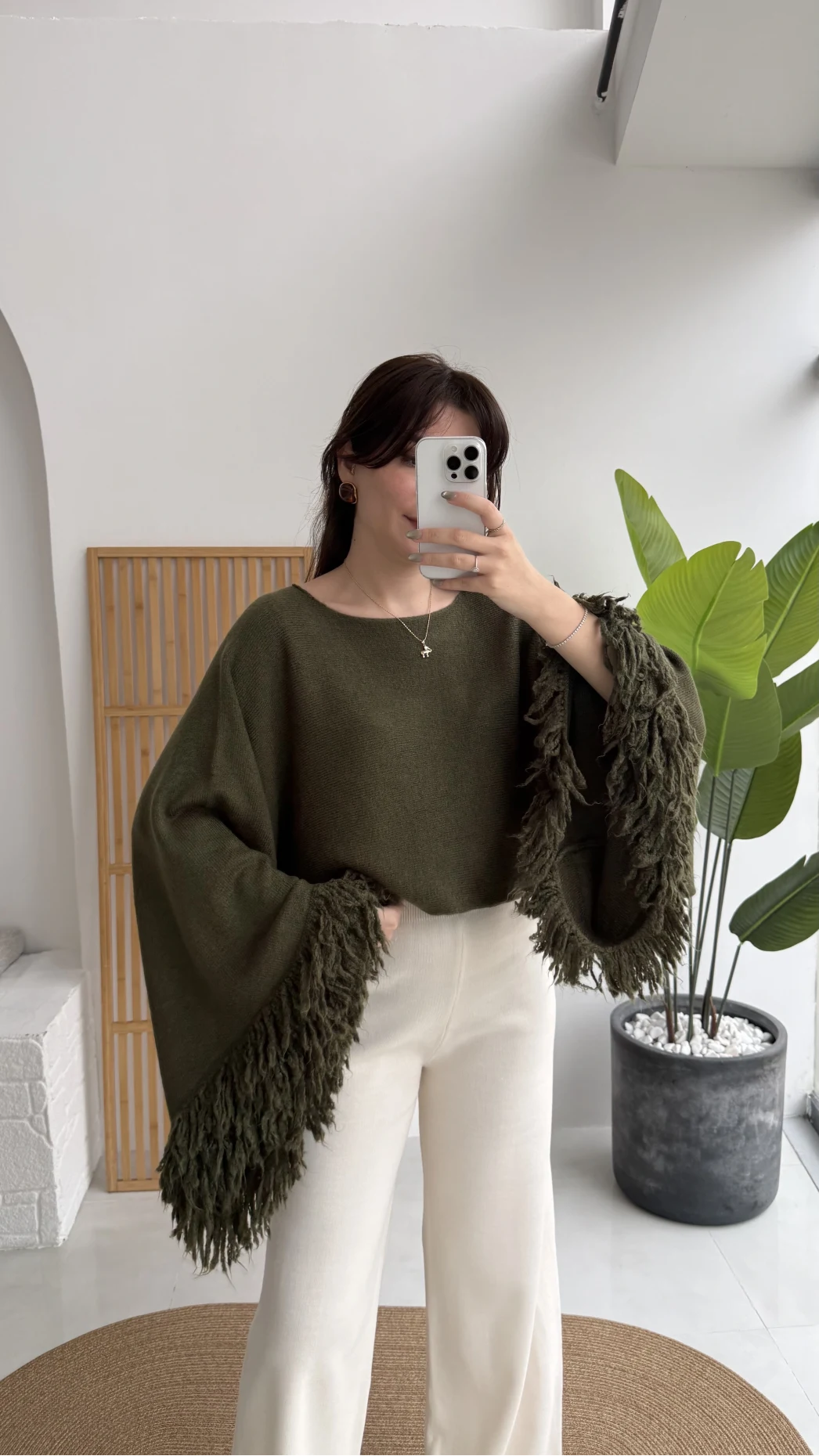 Püsküllü Panço - Haki