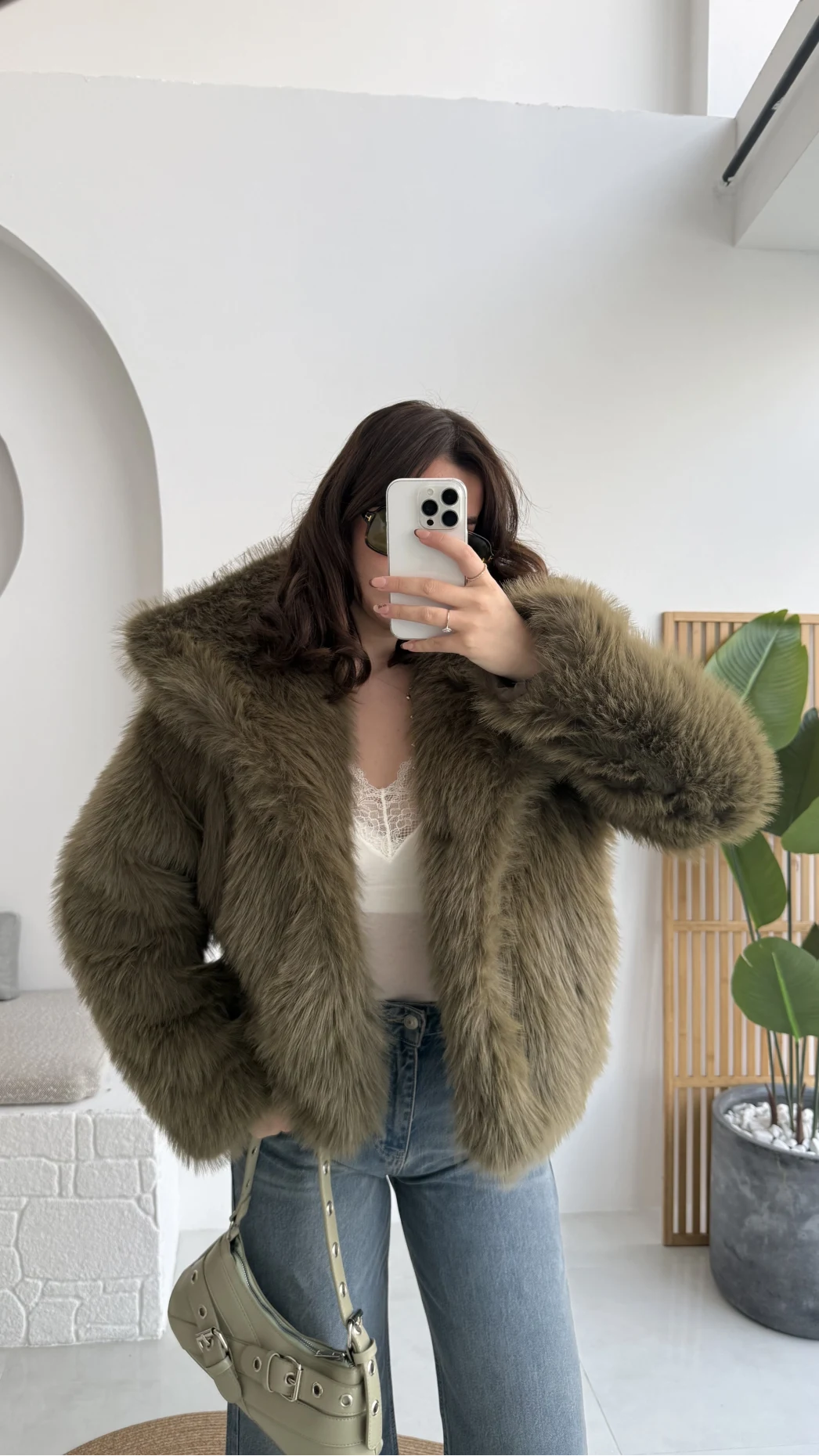 Rachel Kürk - Haki - Kod: 2429