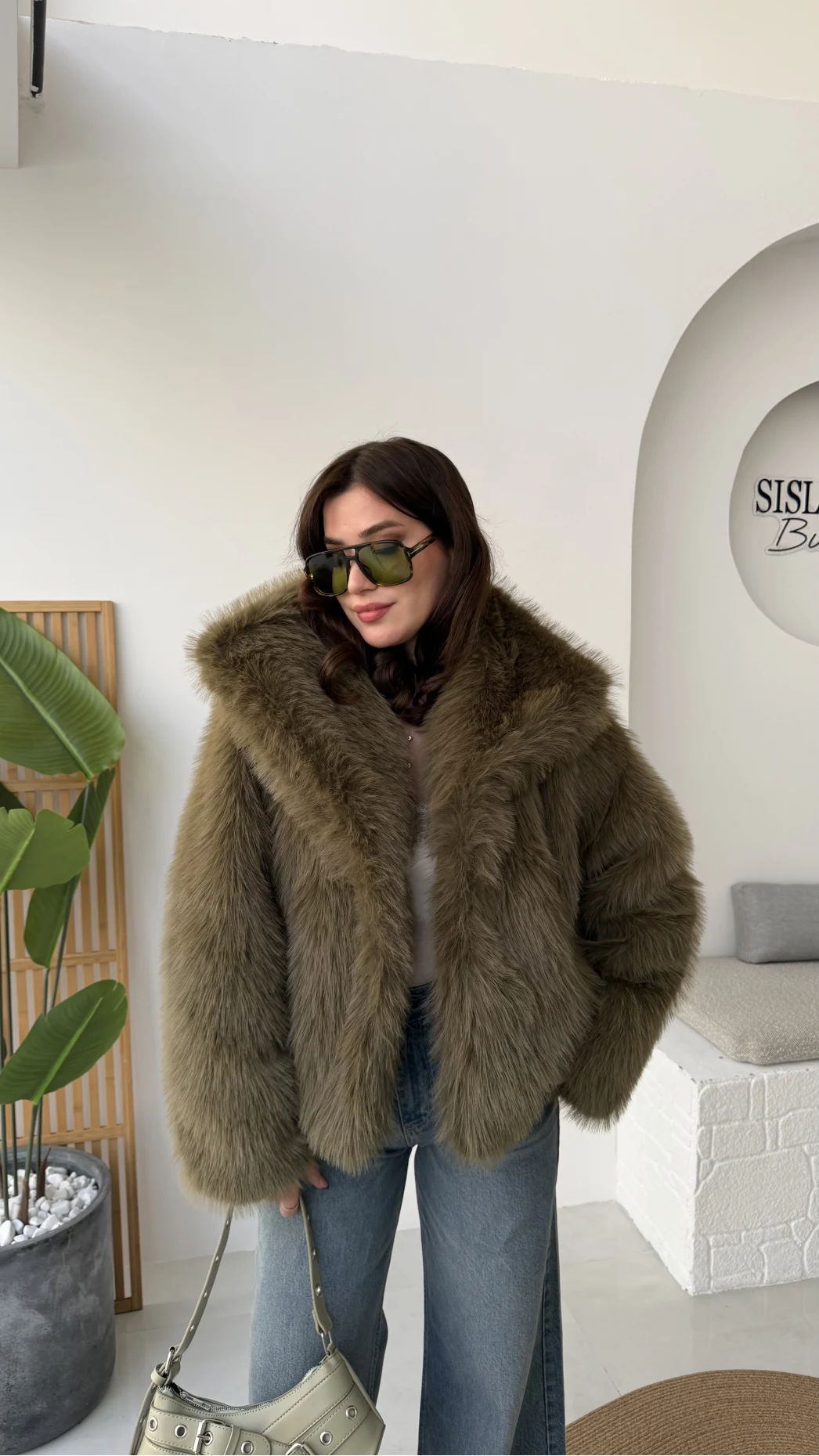 Rachel Kürk - Haki - Kod: 2429