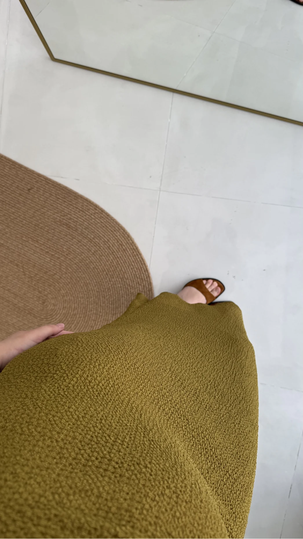 Ramona Bürümcük Elbise Haki