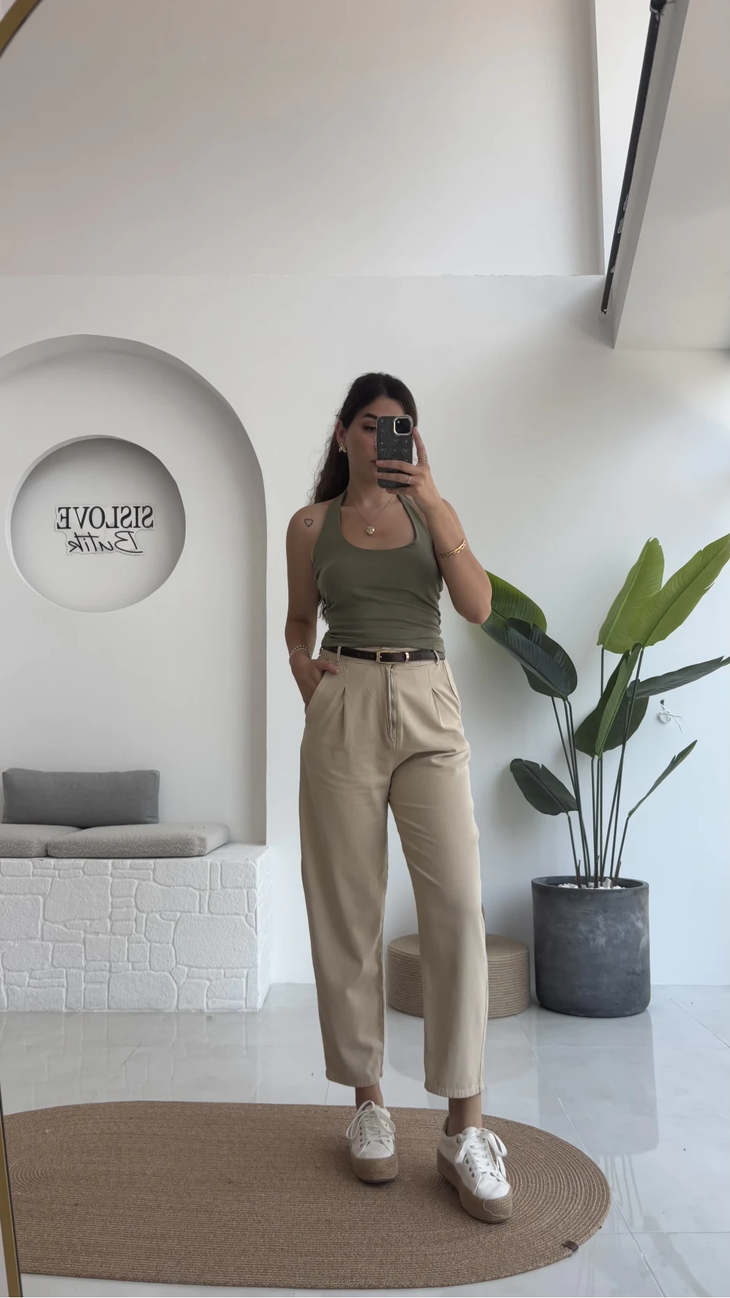 Raste Havuç Gabardin Pantolon - Taş