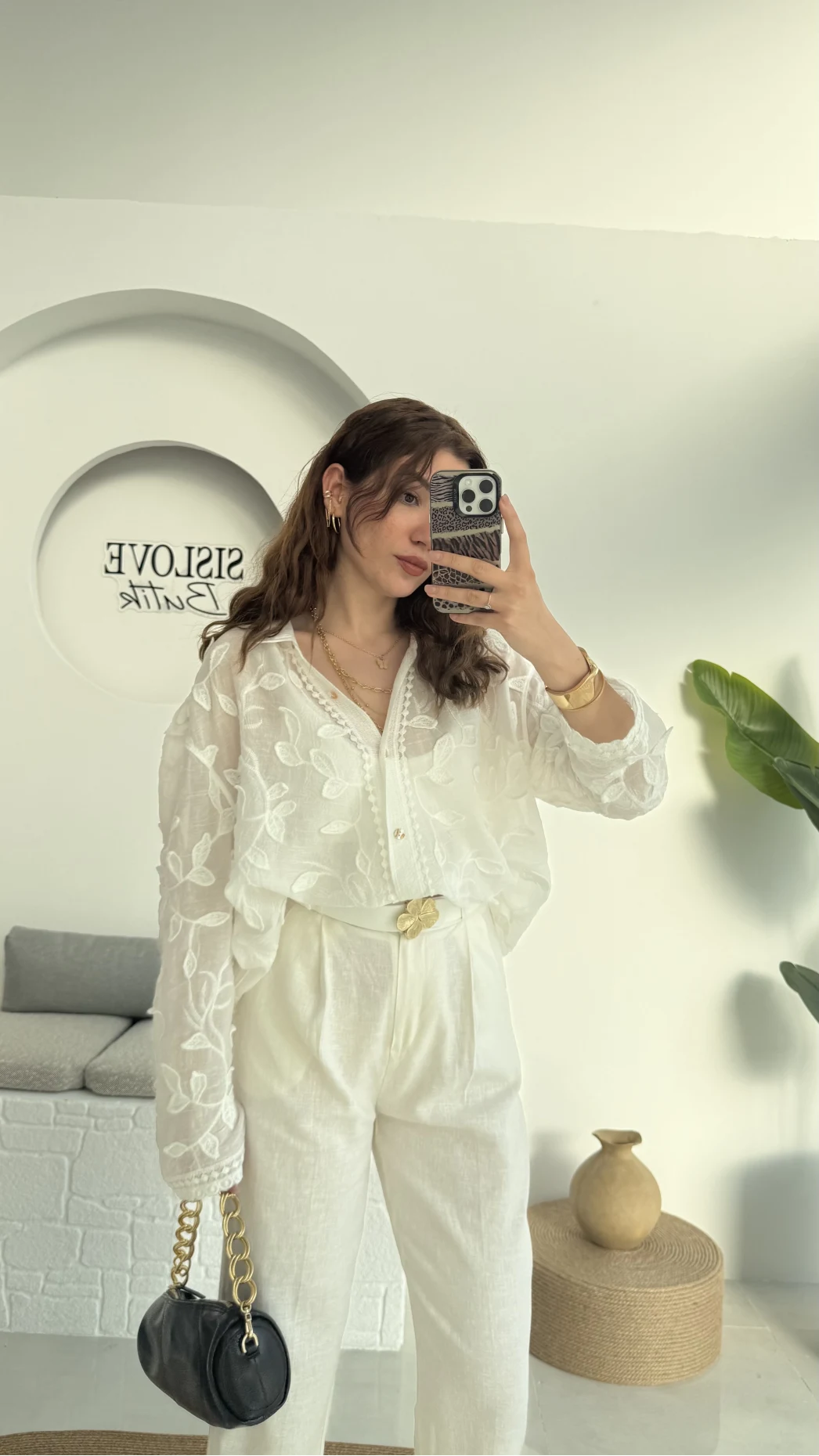 Romantik Gömlek - Kırık Beyaz - 38569