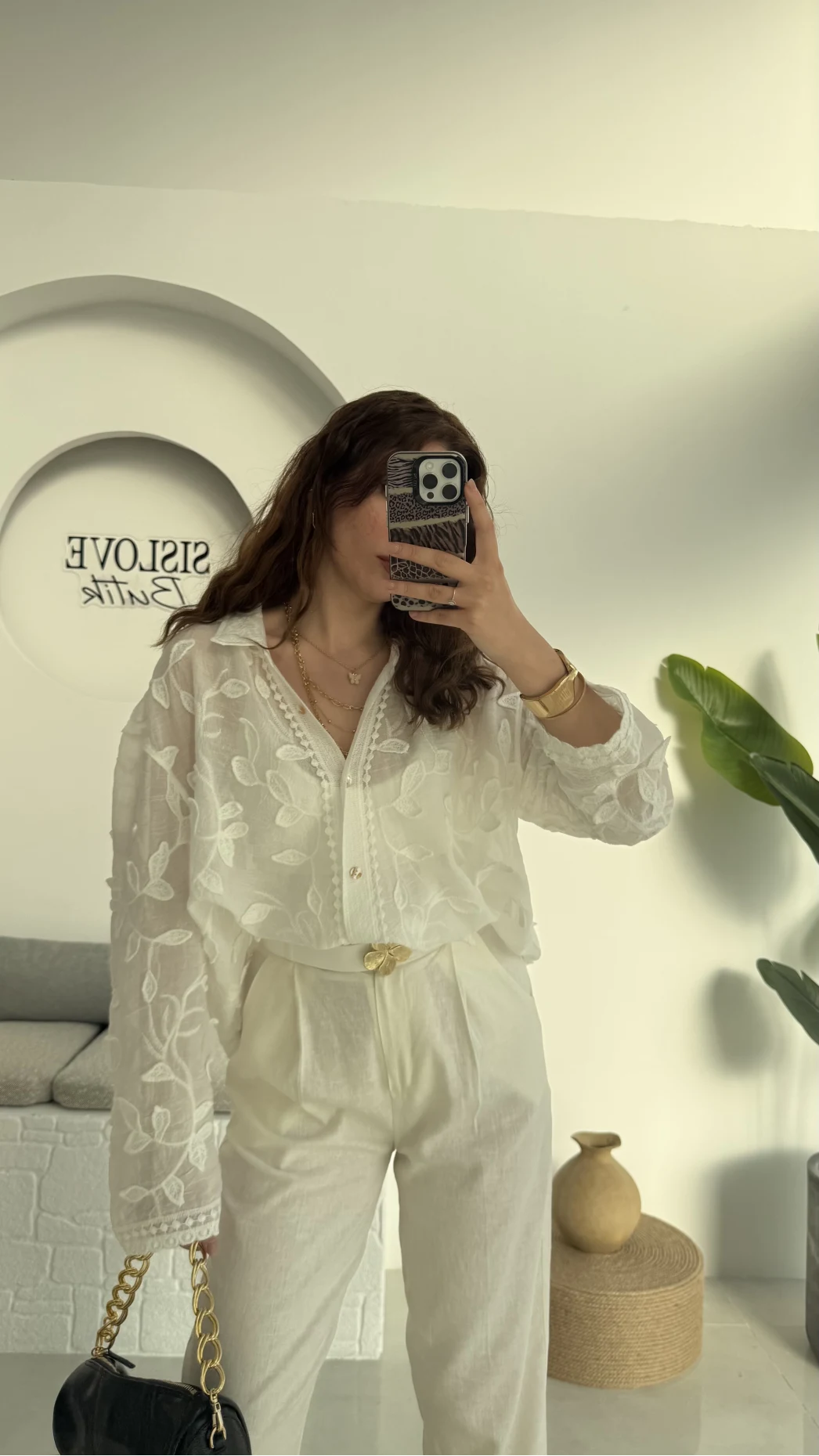 Romantik Gömlek - Kırık Beyaz - 38569