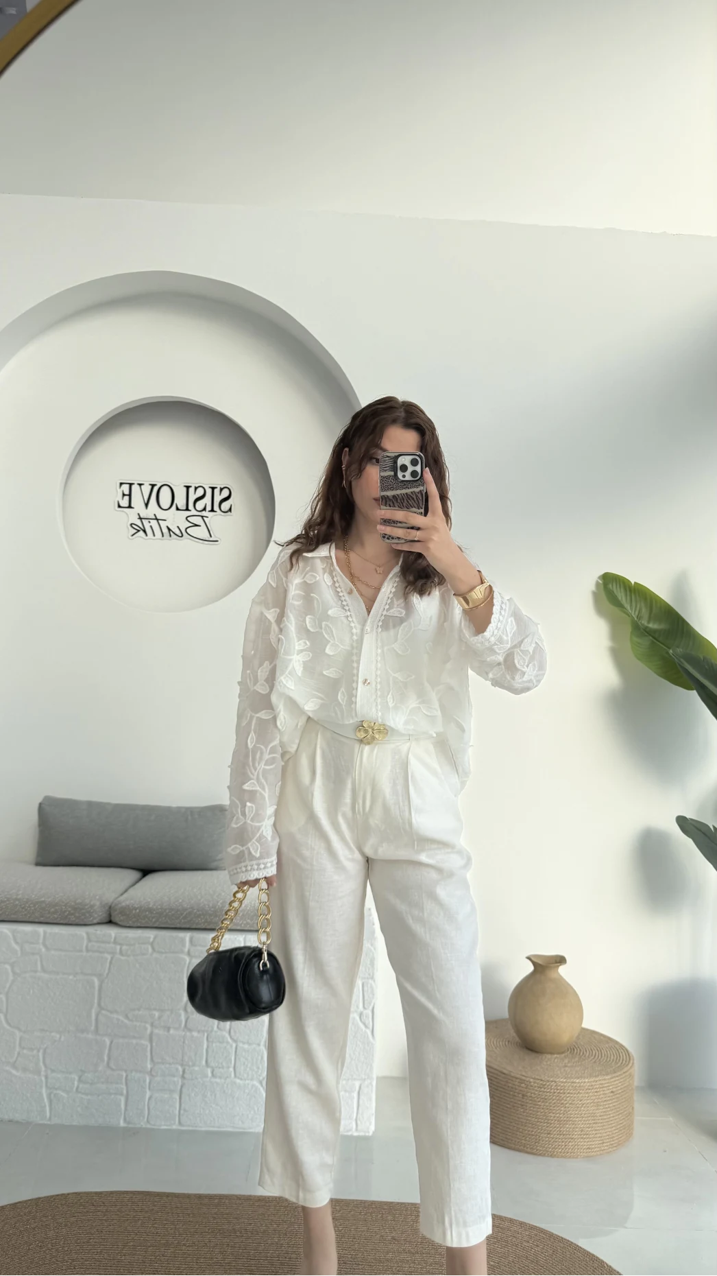 Romantik Gömlek - Kırık Beyaz - 38569