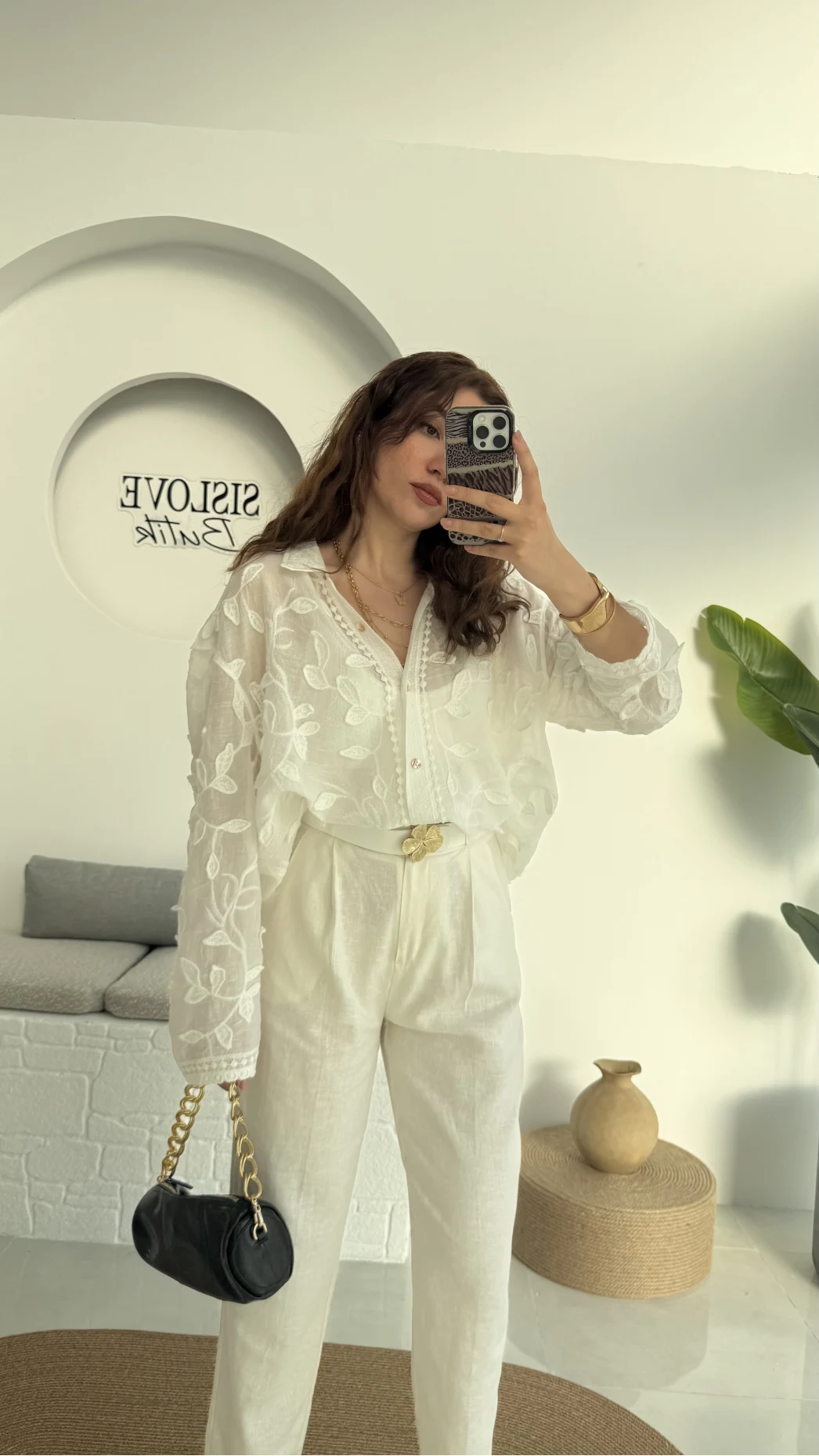 Romantik Gömlek - Kırık Beyaz - 38569