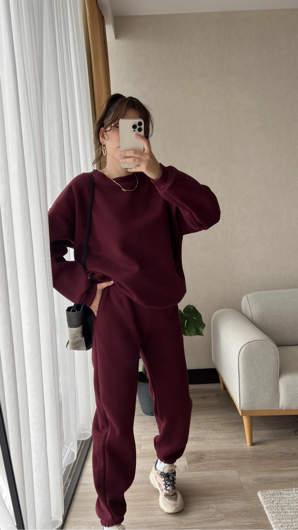 Ross Bisiklet Yaka Bordo Takım İçi Şardonlu