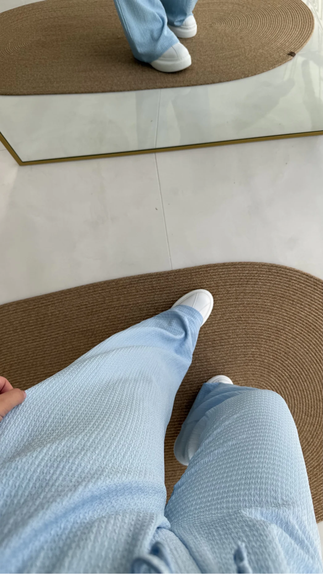 Ru Bürümcük Pantolon Bebe Mavisi - 4023