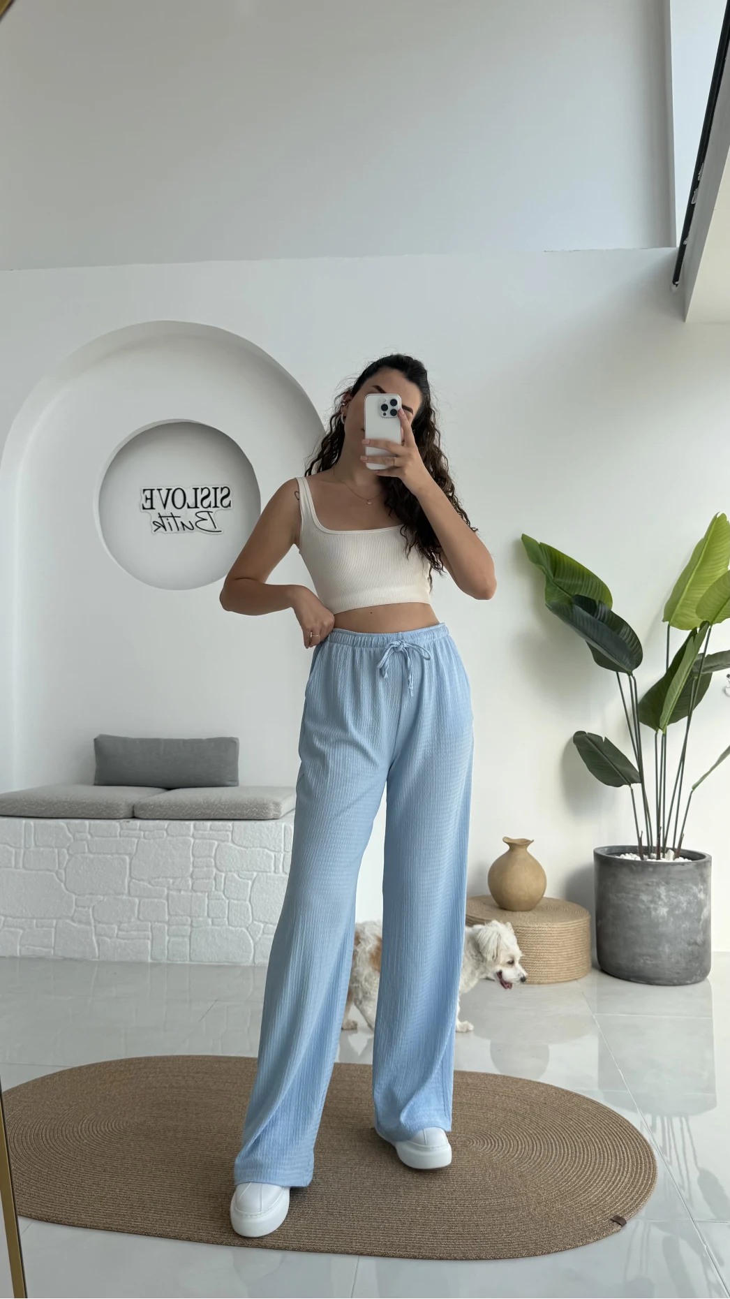 Ru Bürümcük Pantolon Bebe Mavisi - 4023