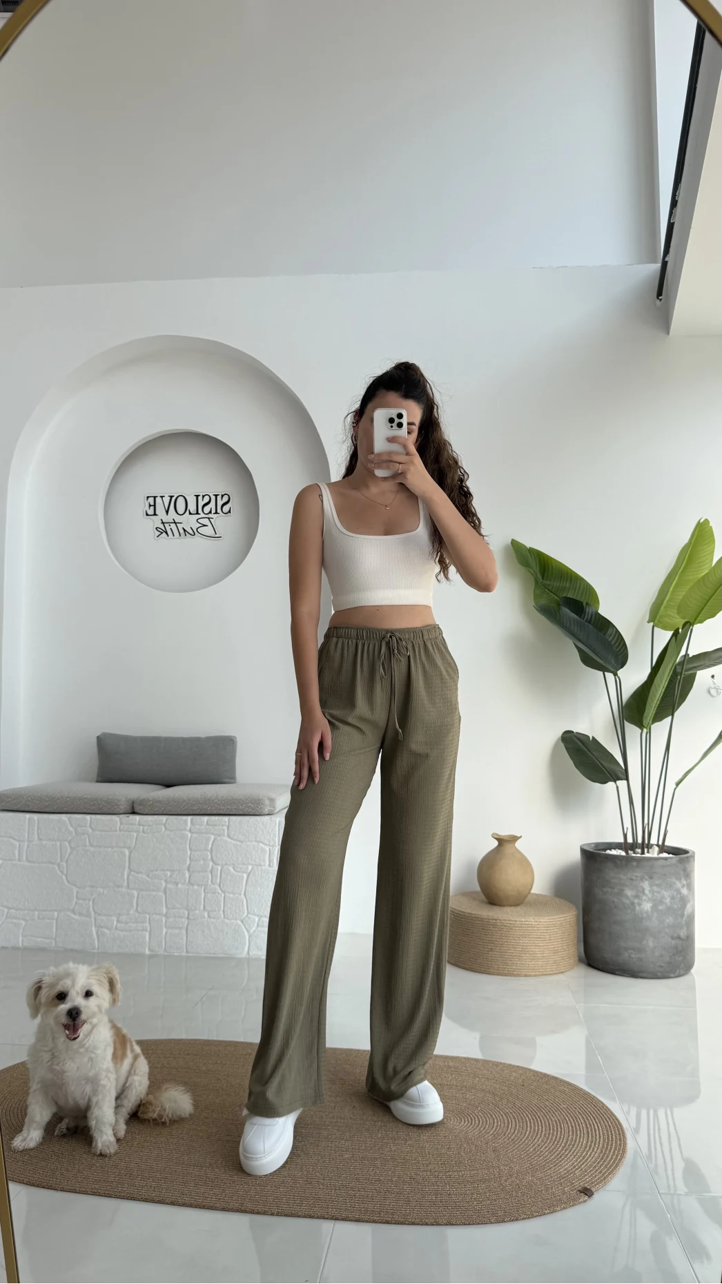 Ru Bürümcük Pantolon Haki - 4023