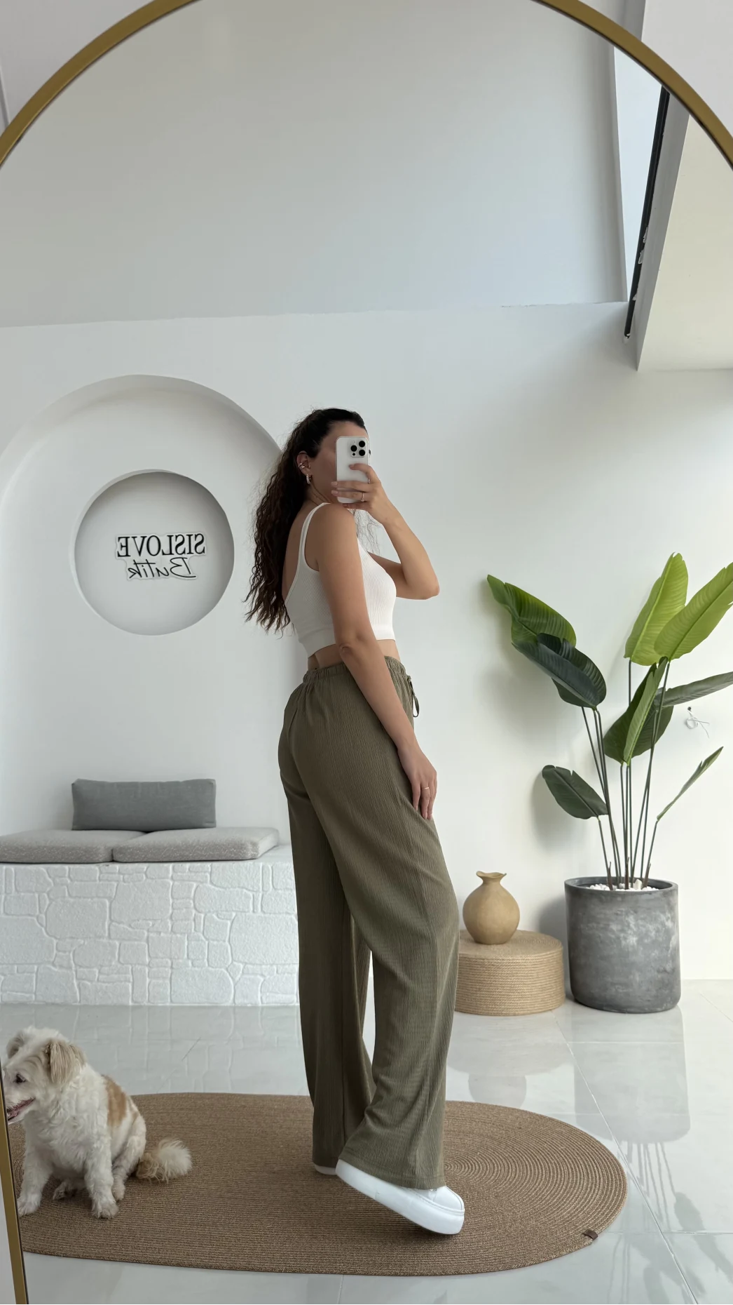 Ru Bürümcük Pantolon Haki - 4023