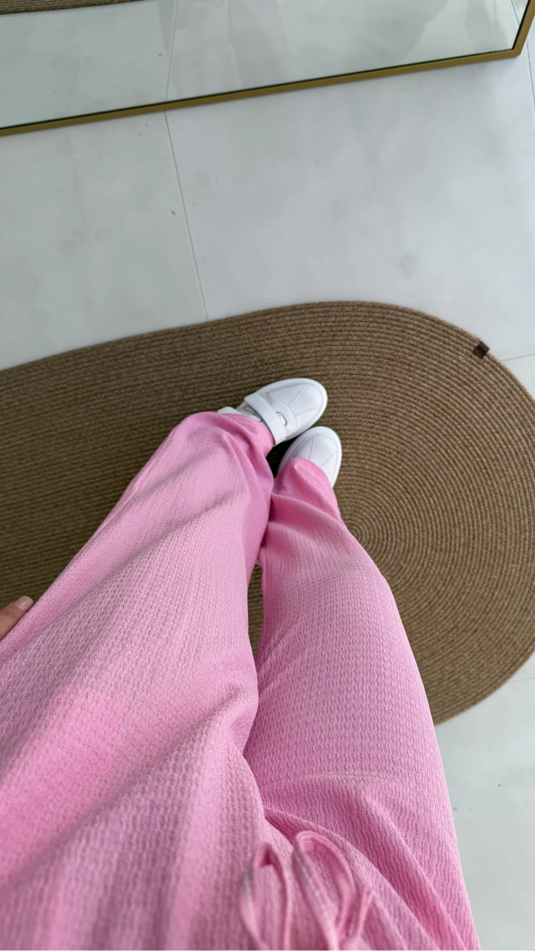 Ru Bürümcük Pantolon Pembe - 4023