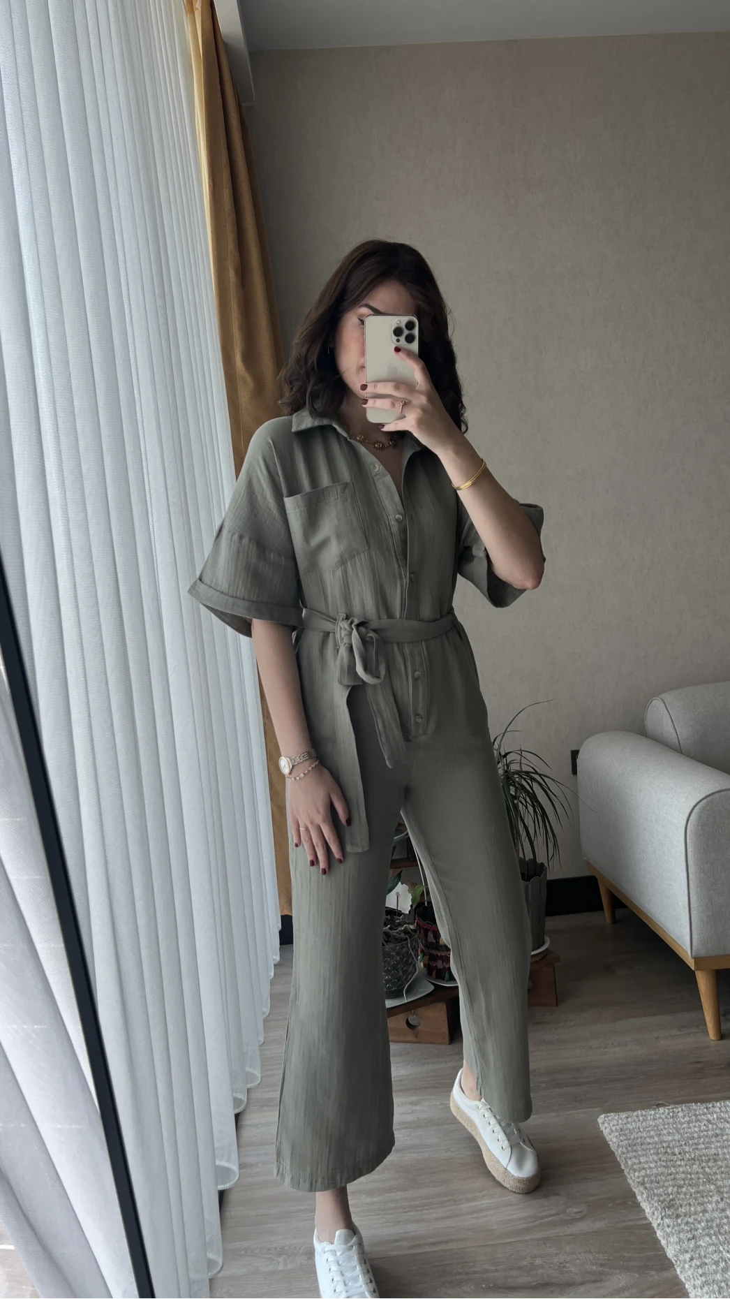 Sahra Müslin Kumaş Tulum