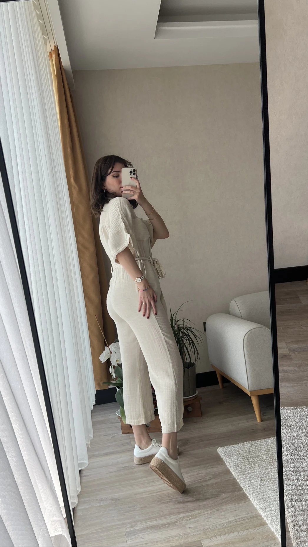 Sahra Müslin Kumaş Tulum