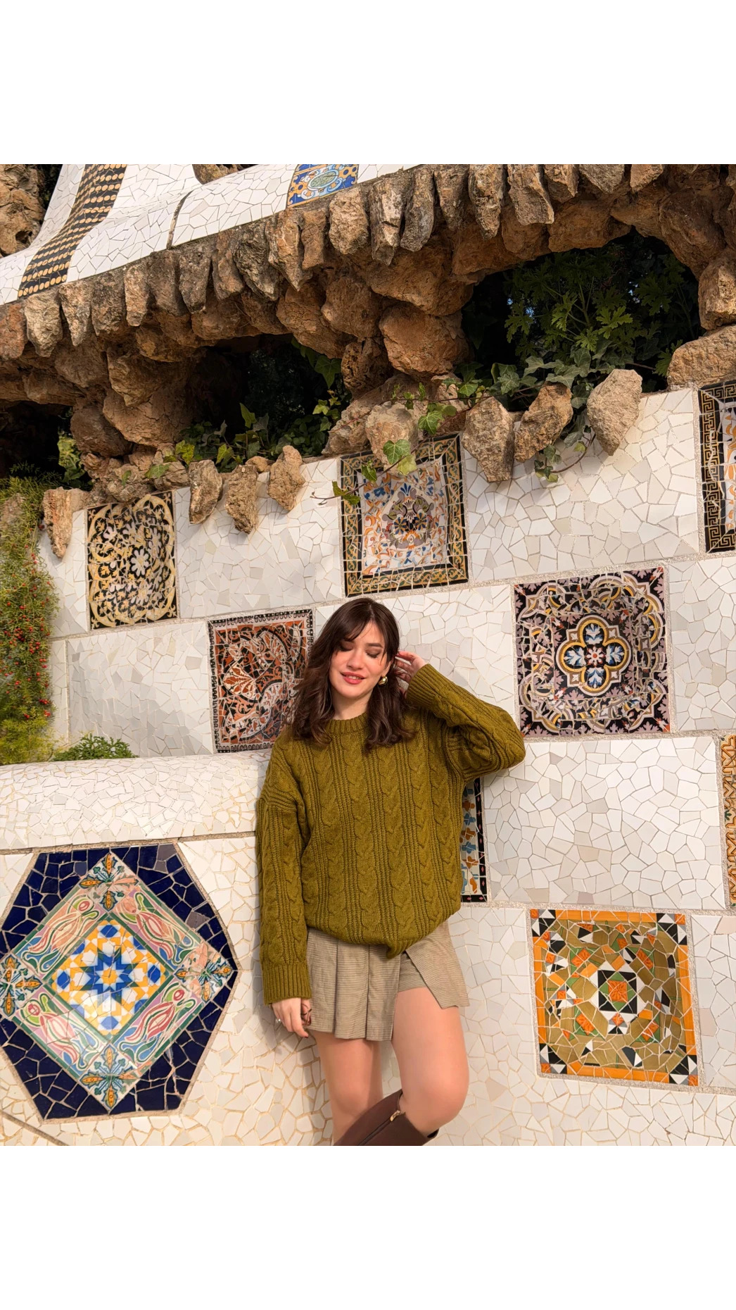 Selani Bisiklet Yaka Örgü Kazak - Haki - Kod: 4519