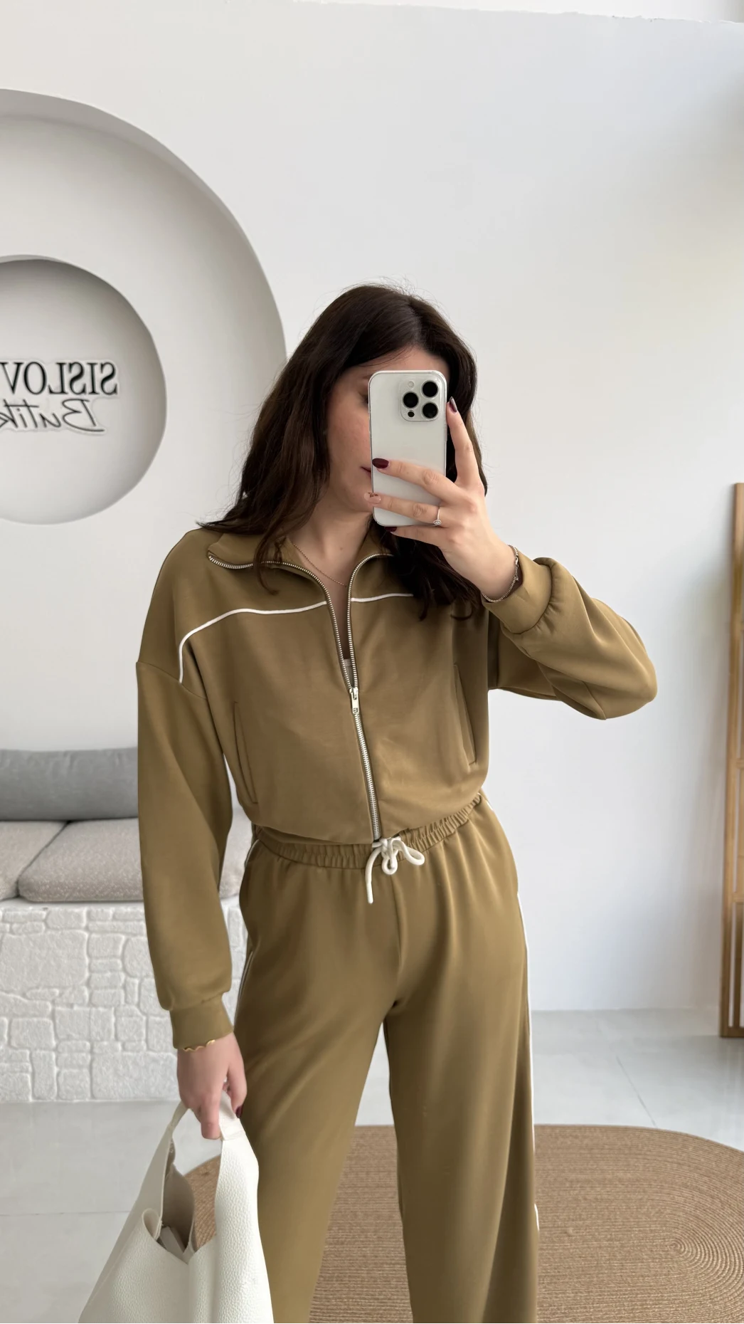 Shena Biyeli Eşofman Takım - Olive - Kod: 51075