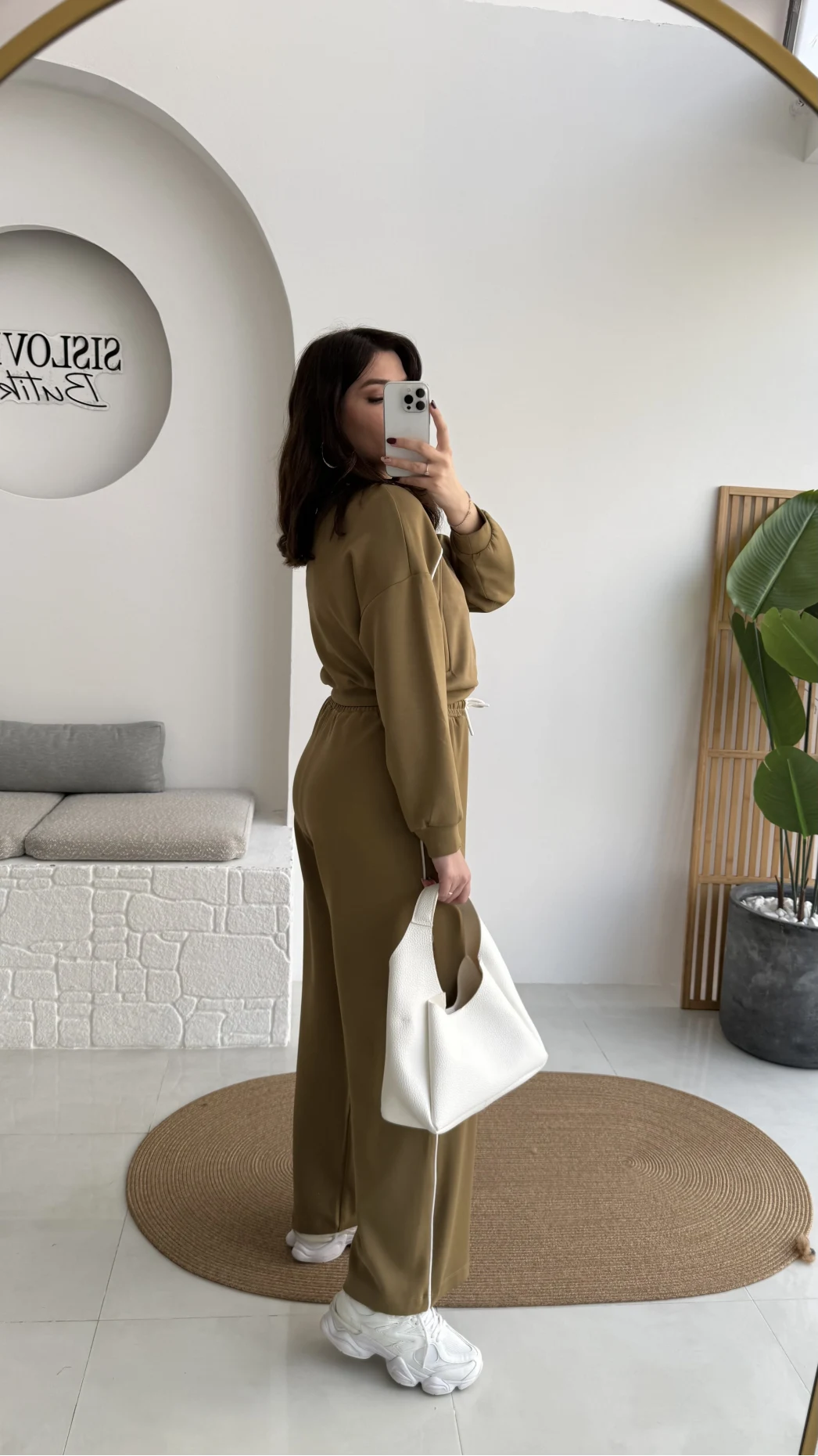 Shena Biyeli Eşofman Takım - Olive - Kod: 51075