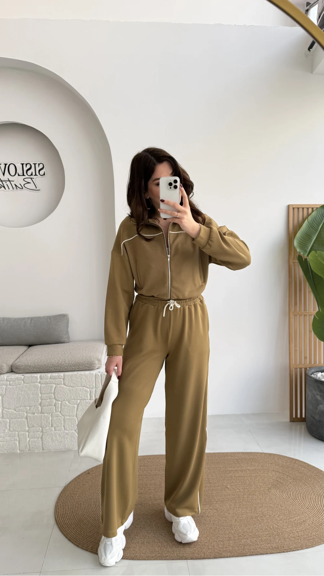 Shena Biyeli Eşofman Takım - Olive - Kod: 51075