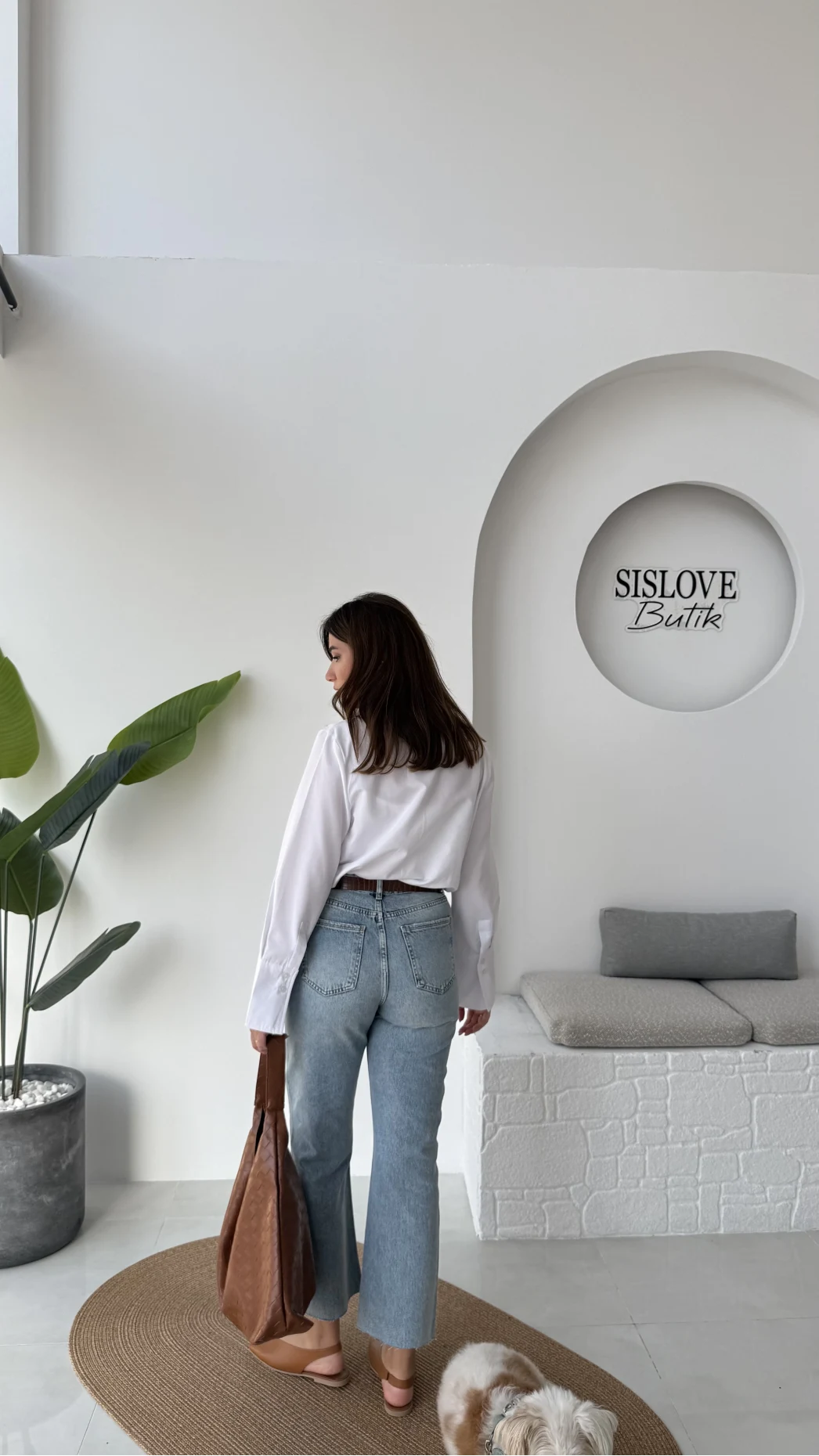 Sierra Mavi Yüksek Bel Wide Leg Jean Pantolon - Kod: 974