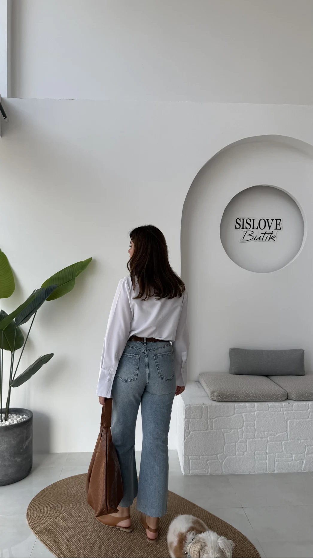 Sierra Mavi Yüksek Bel Wide Leg Jean Pantolon - Kod: 974