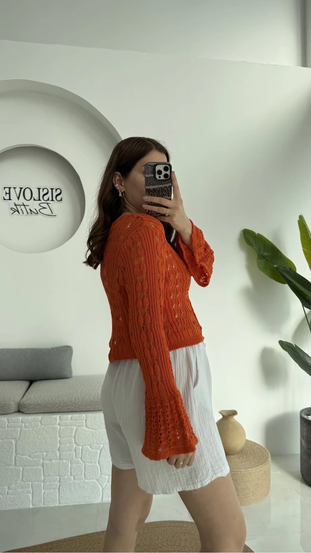 Sister Renkli Hırkalar Turuncu