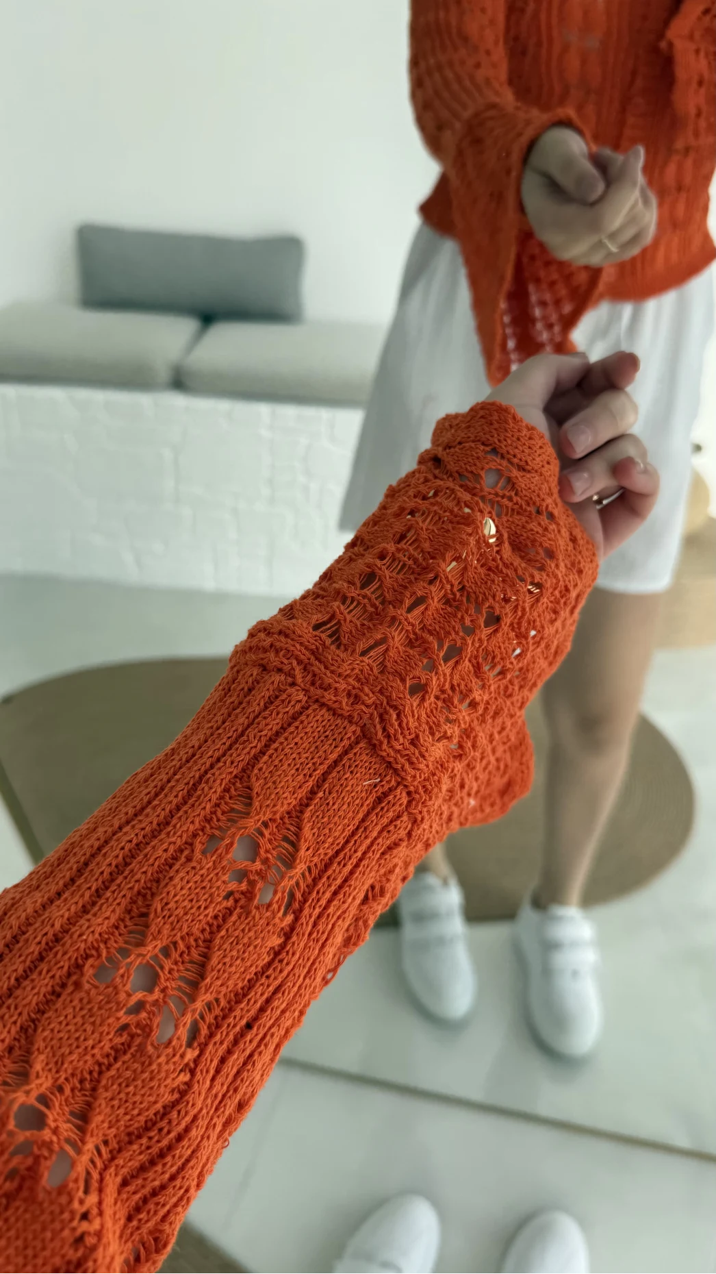 Sister Renkli Hırkalar Turuncu