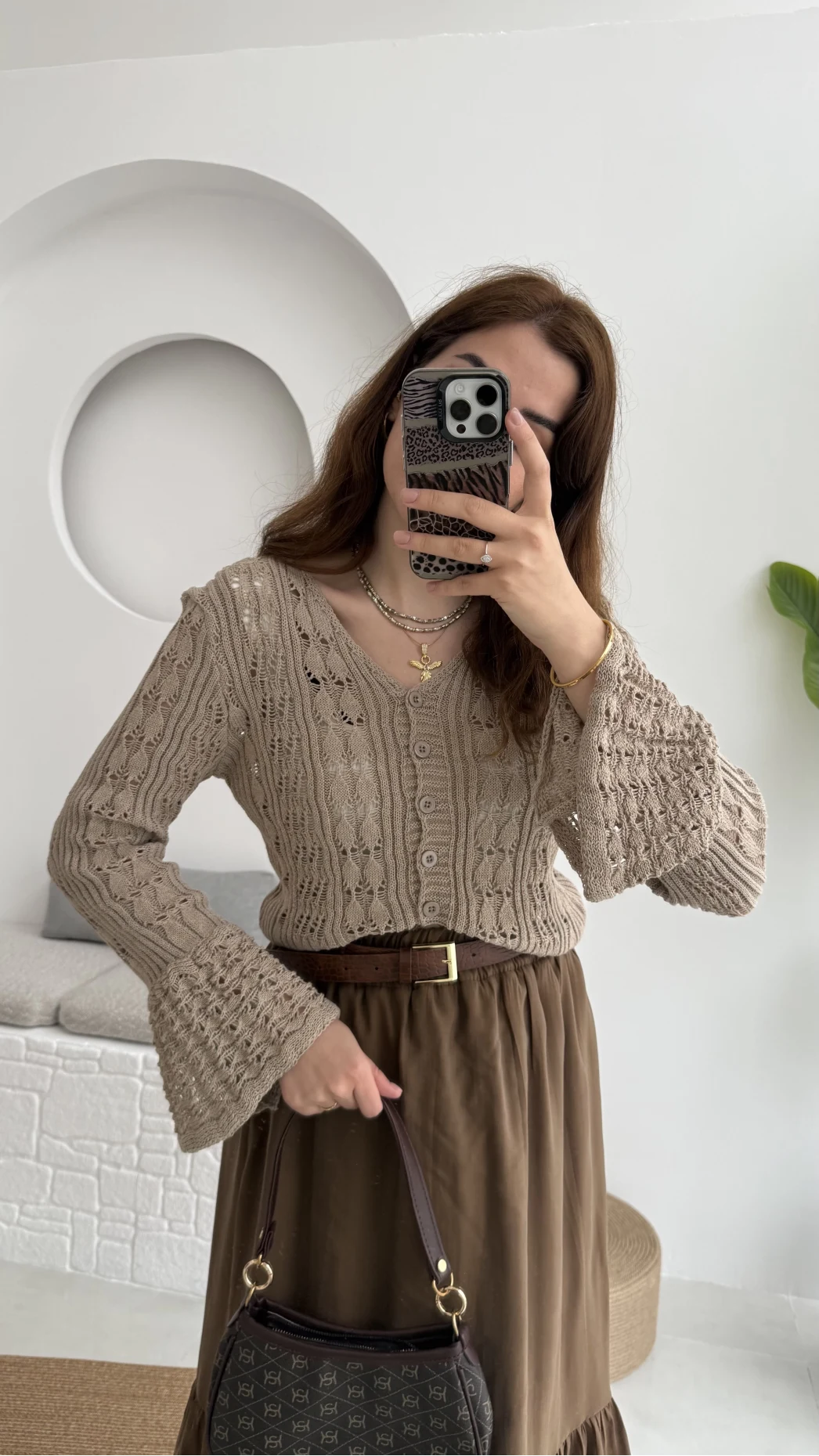 Sister Renkli Hırkalar Vizon