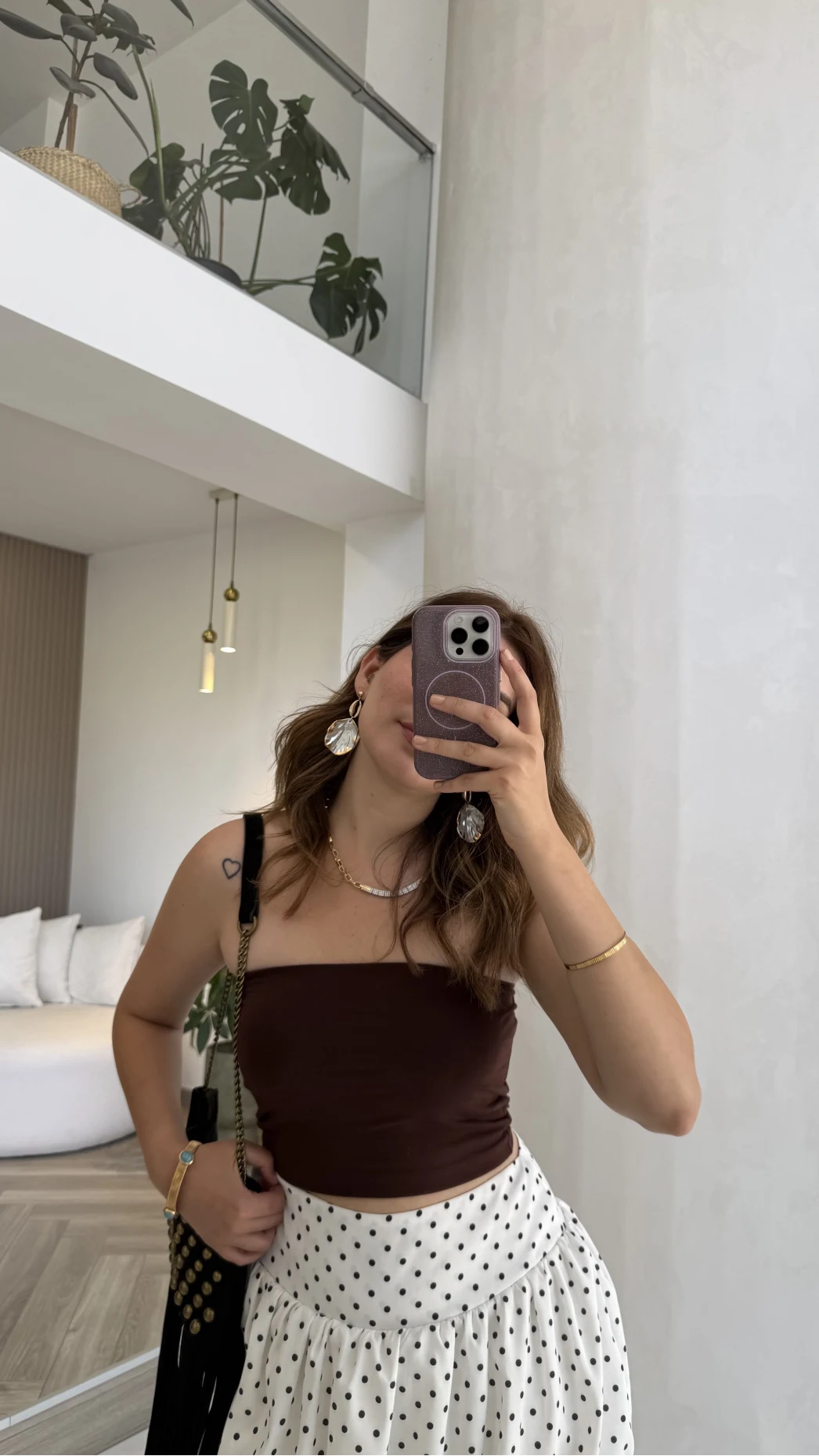 Straplez Crop Pedli Body - Kahve - Kod: 23369