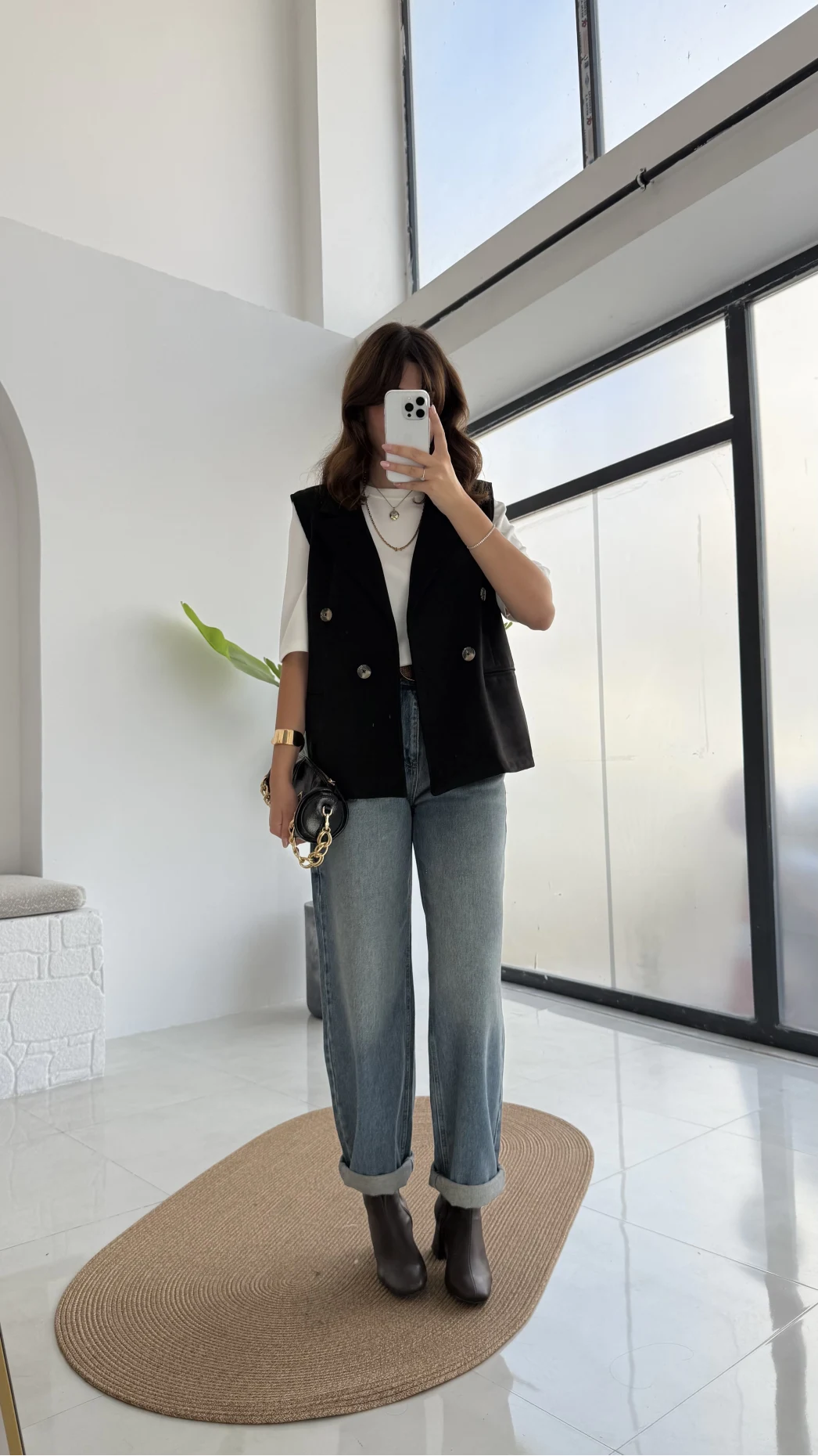 Süet Yelek - Siyah - Kod: 1211