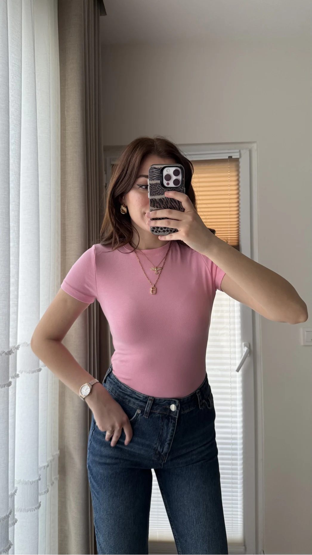 T-Shirt Oys Basic Pembe