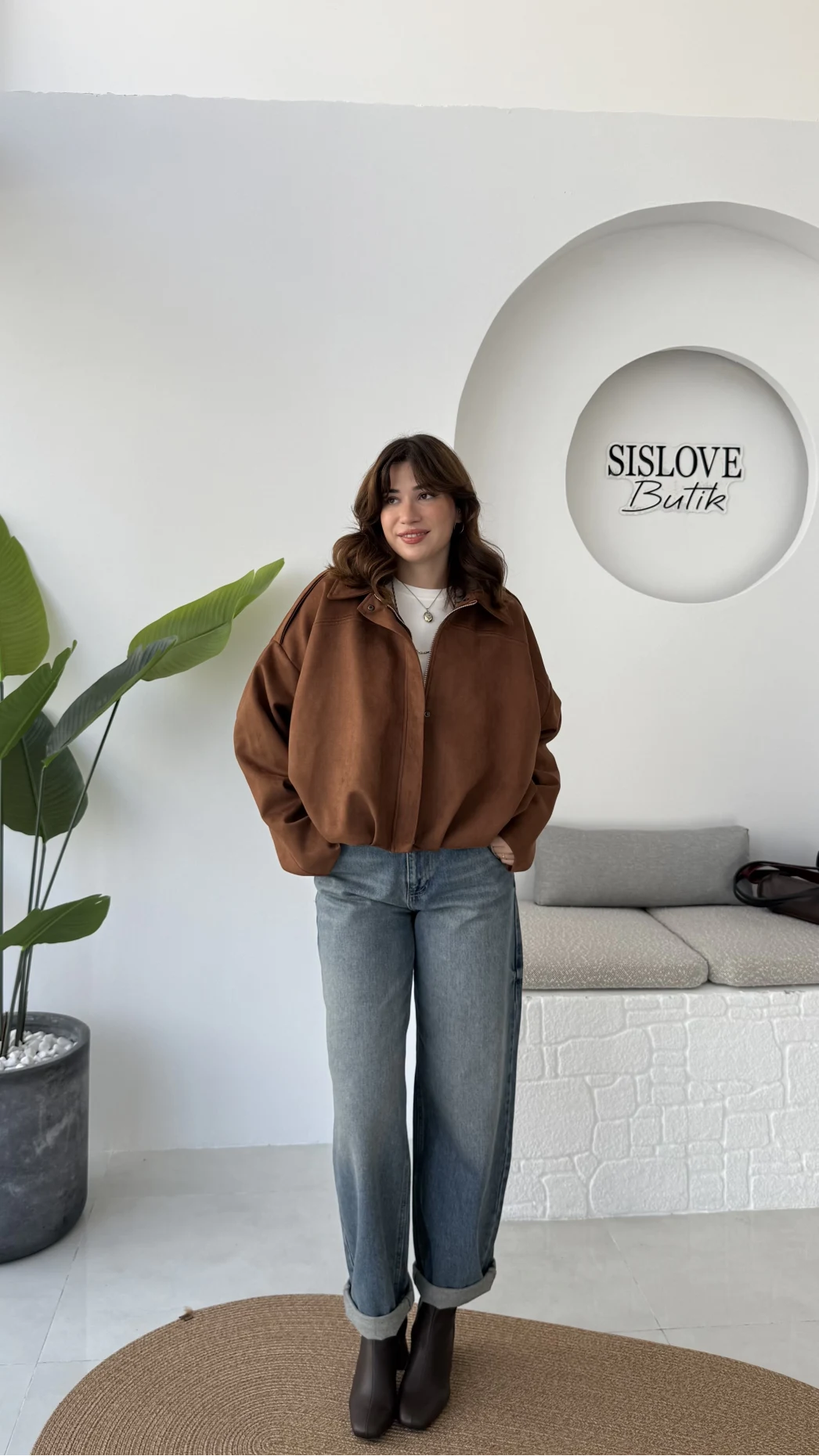 Taba Süet Ceket - Kod: 508230