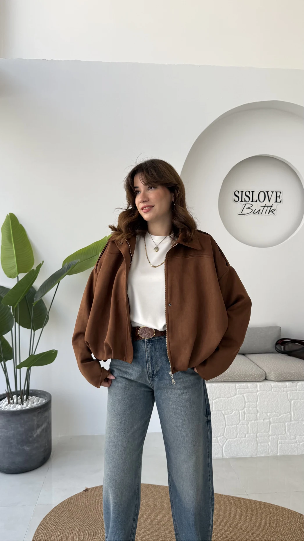 Taba Süet Ceket - Kod: 508230