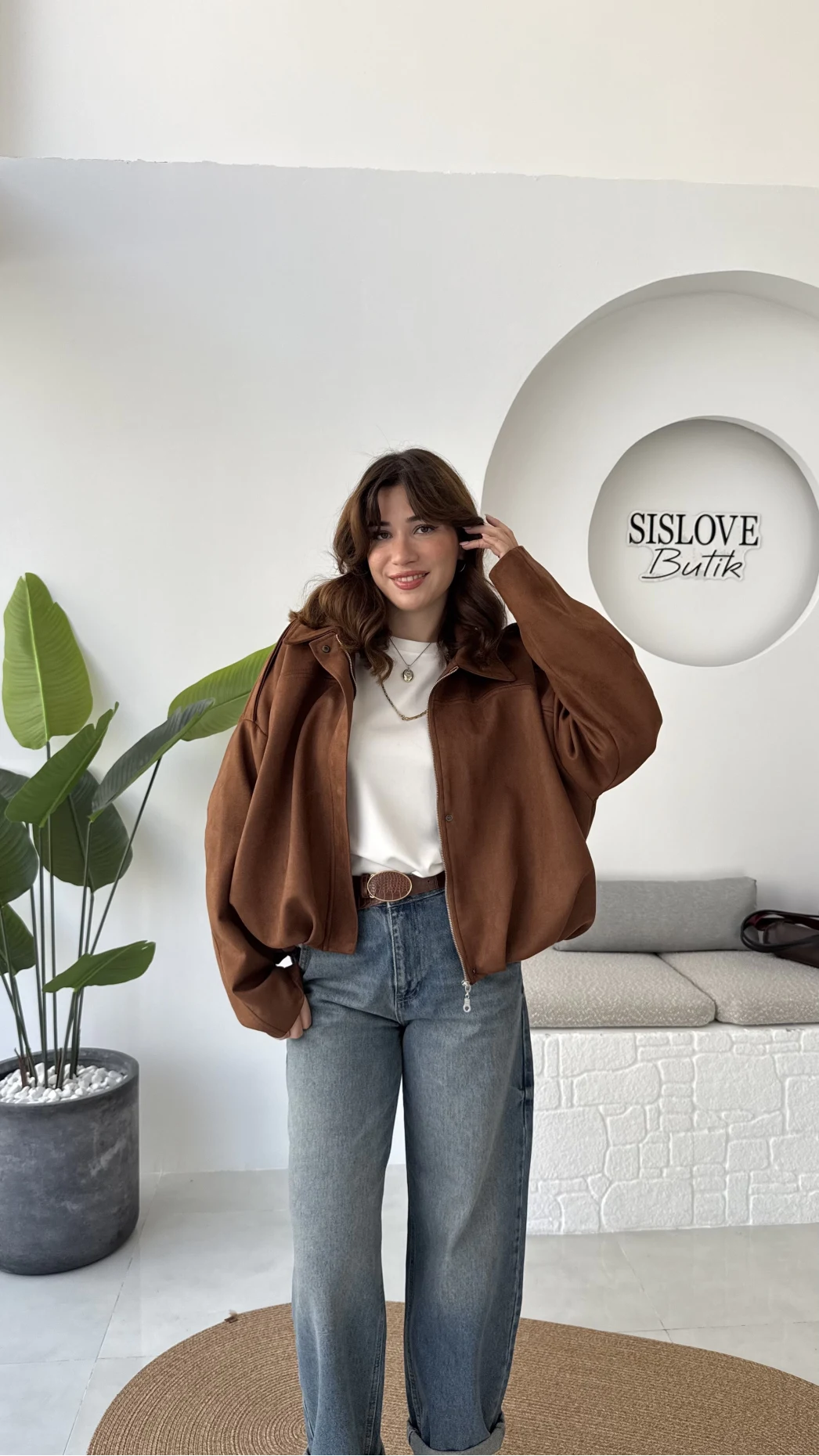 Taba Süet Ceket - Kod: 508230