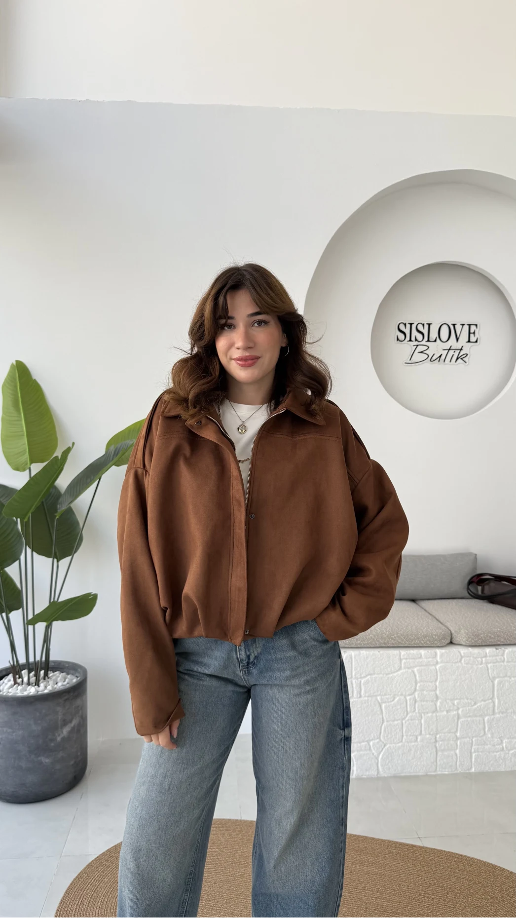 Taba Süet Ceket - Kod: 508230