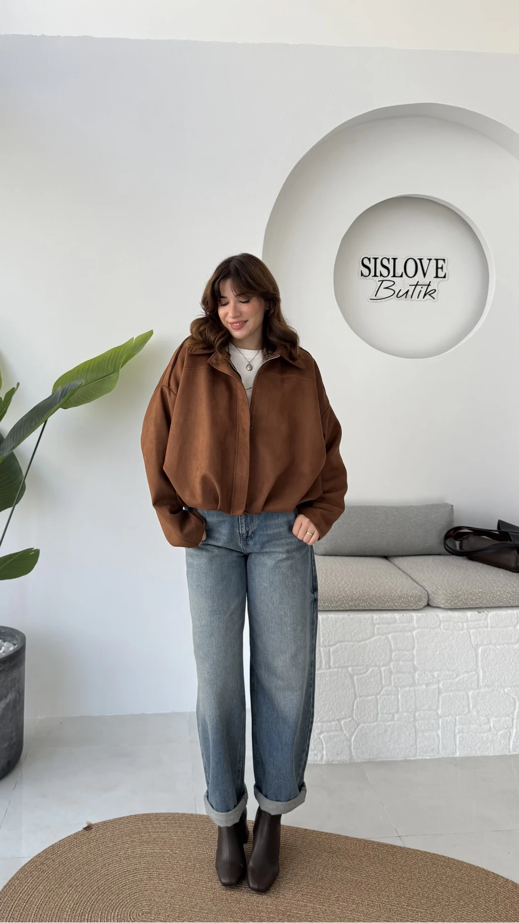 Taba Süet Ceket - Kod: 508230