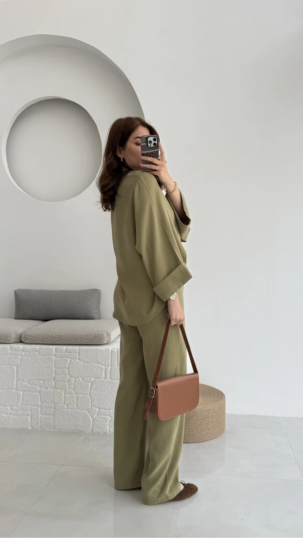 Takım Bennet Serisi Modal Kumaş Haki