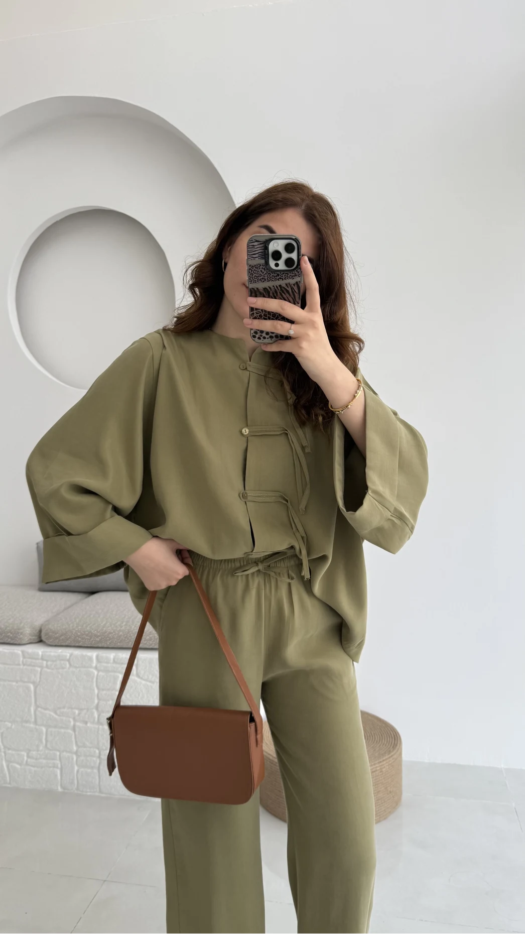 Takım Bennet Serisi Modal Kumaş Haki