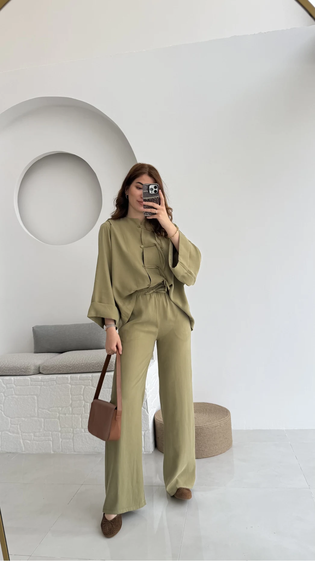 Takım Bennet Serisi Modal Kumaş Haki