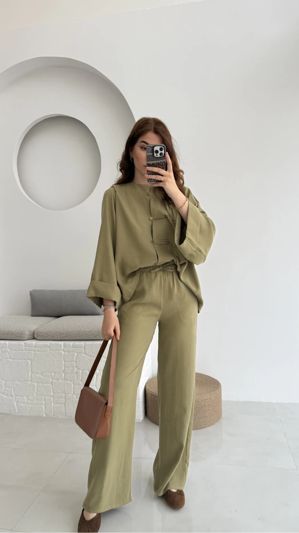 Takım Bennet Serisi Modal Kumaş Haki