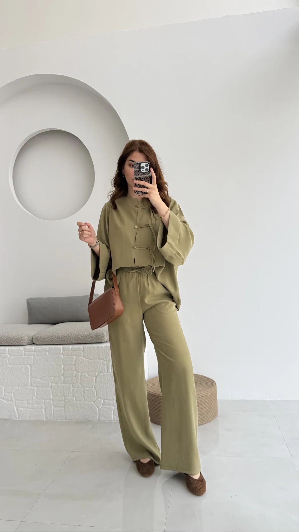 Takım Bennet Serisi Modal Kumaş Haki