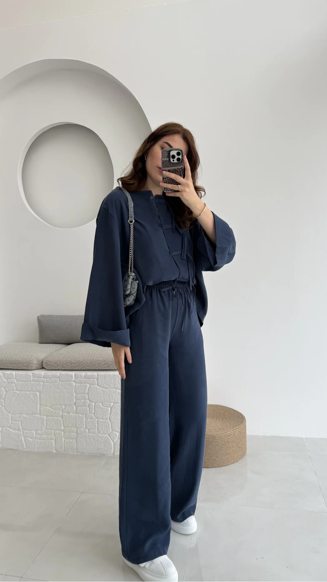 Takım Bennet Serisi Modal Kumaş Lacivert