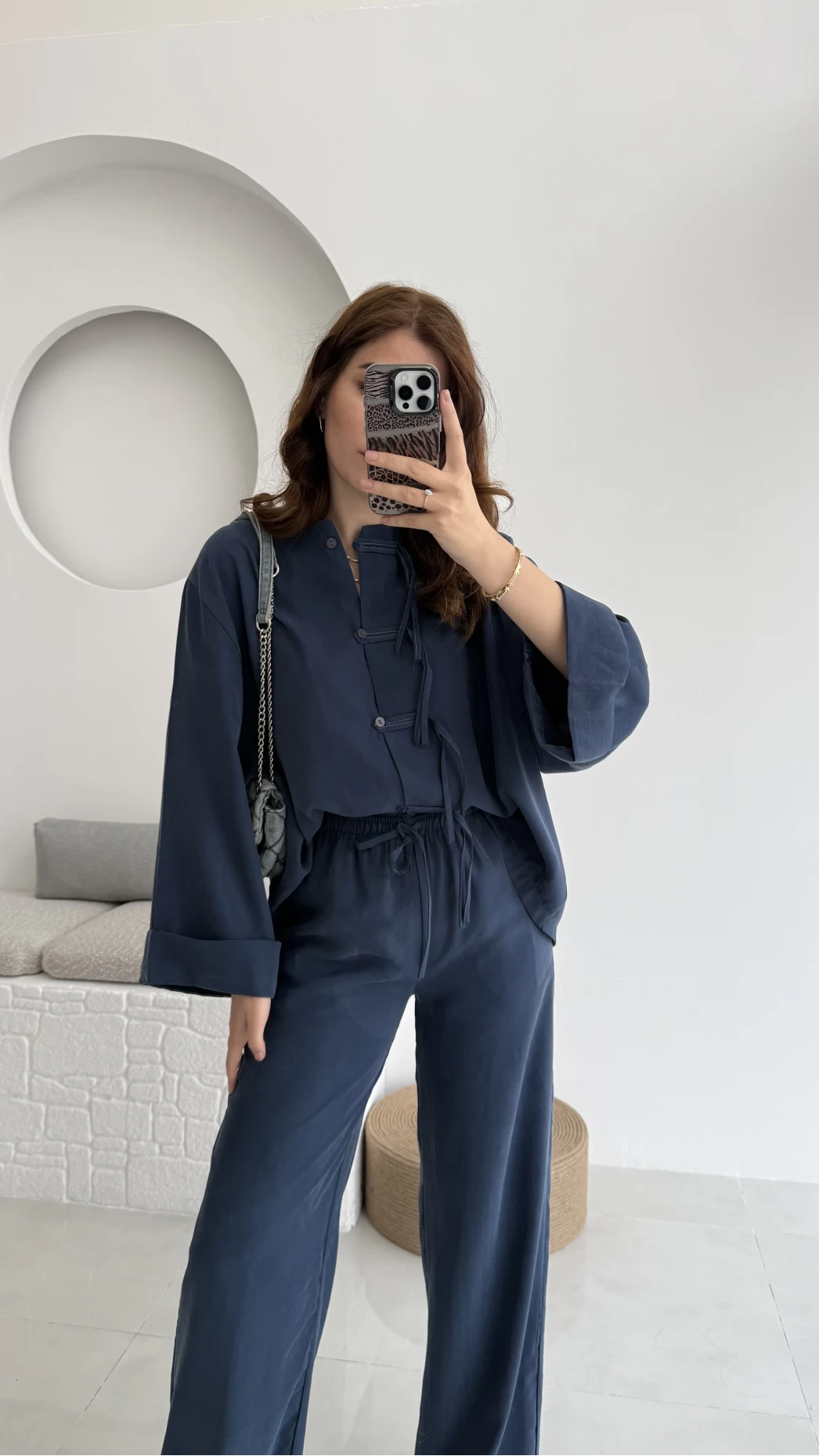 Takım Bennet Serisi Modal Kumaş Lacivert