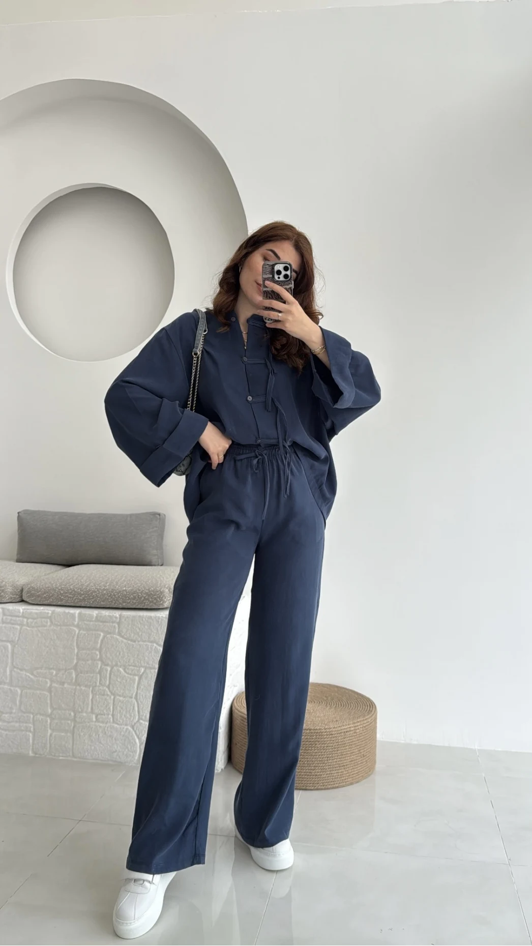 Takım Bennet Serisi Modal Kumaş Lacivert