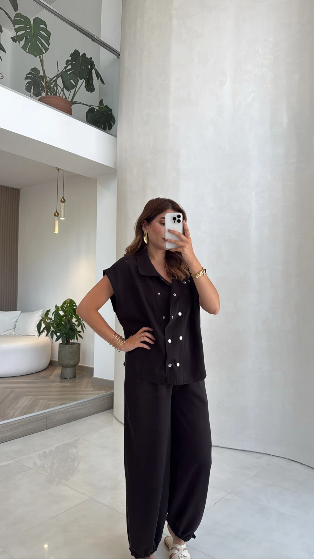 Tensel Çıtçıtlı Takım - Siyah - Kod: 4160