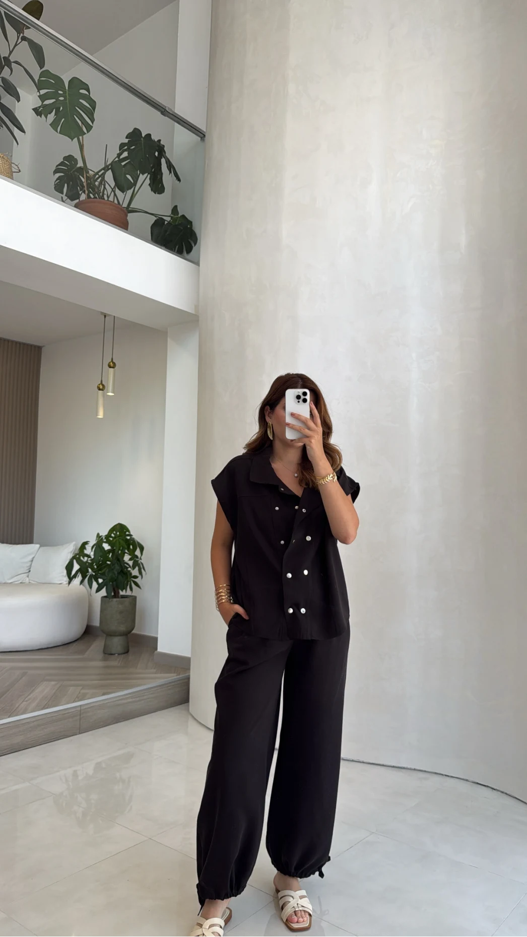 Tensel Çıtçıtlı Takım - Siyah - Kod: 4160