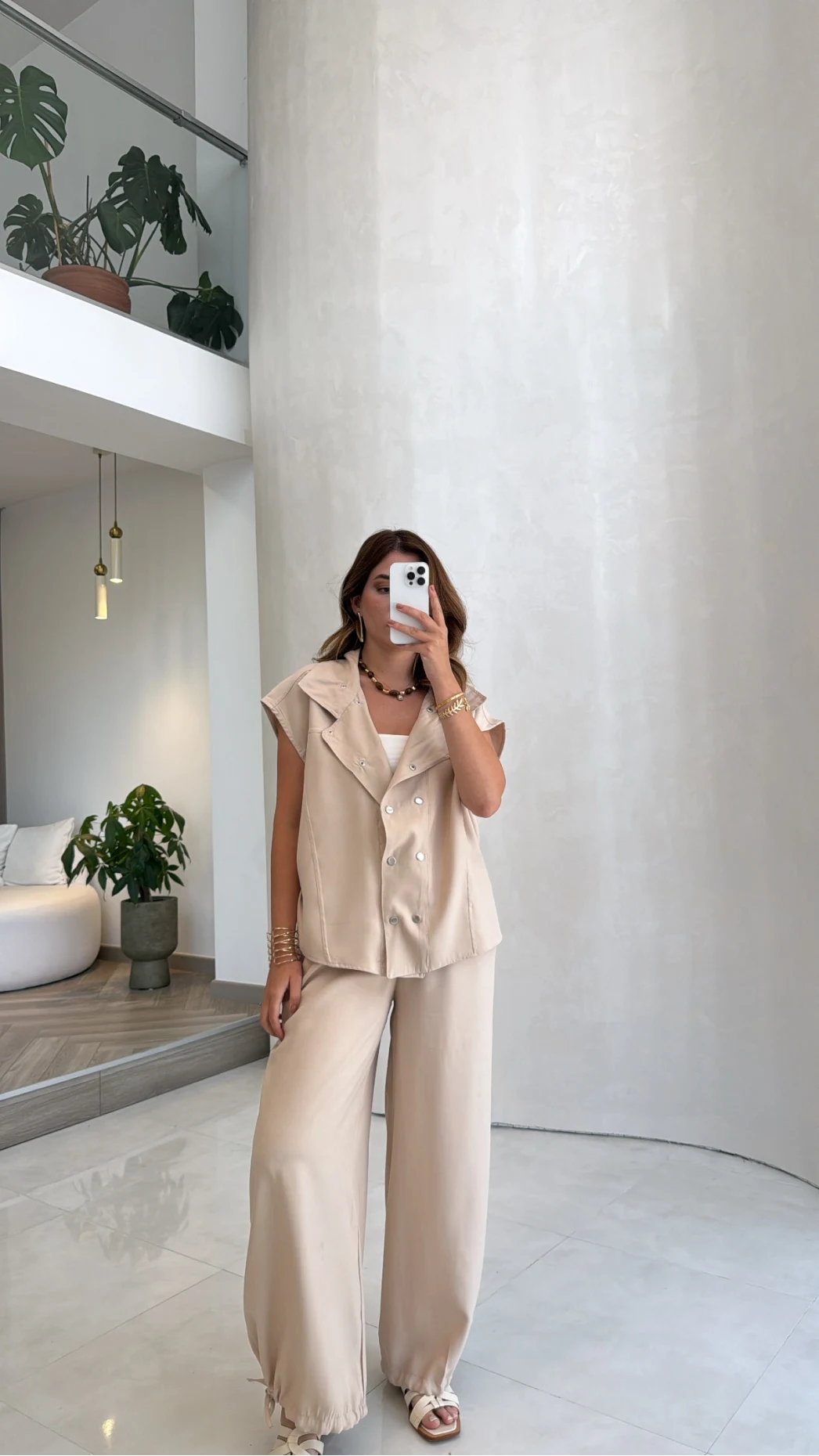 Tensel Çıtçıtlı Takım - Taş - Kod: 4160